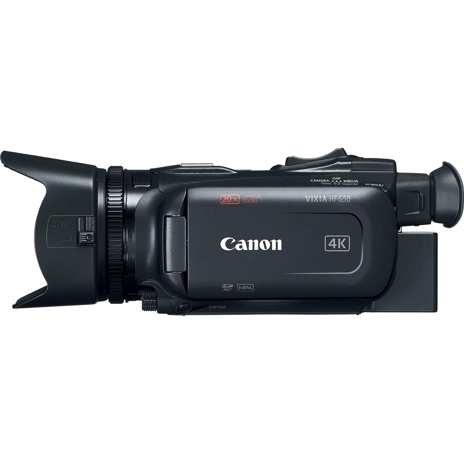 Cámara de video Canon VIXIA HF G50 4K UHD 30p, Negra