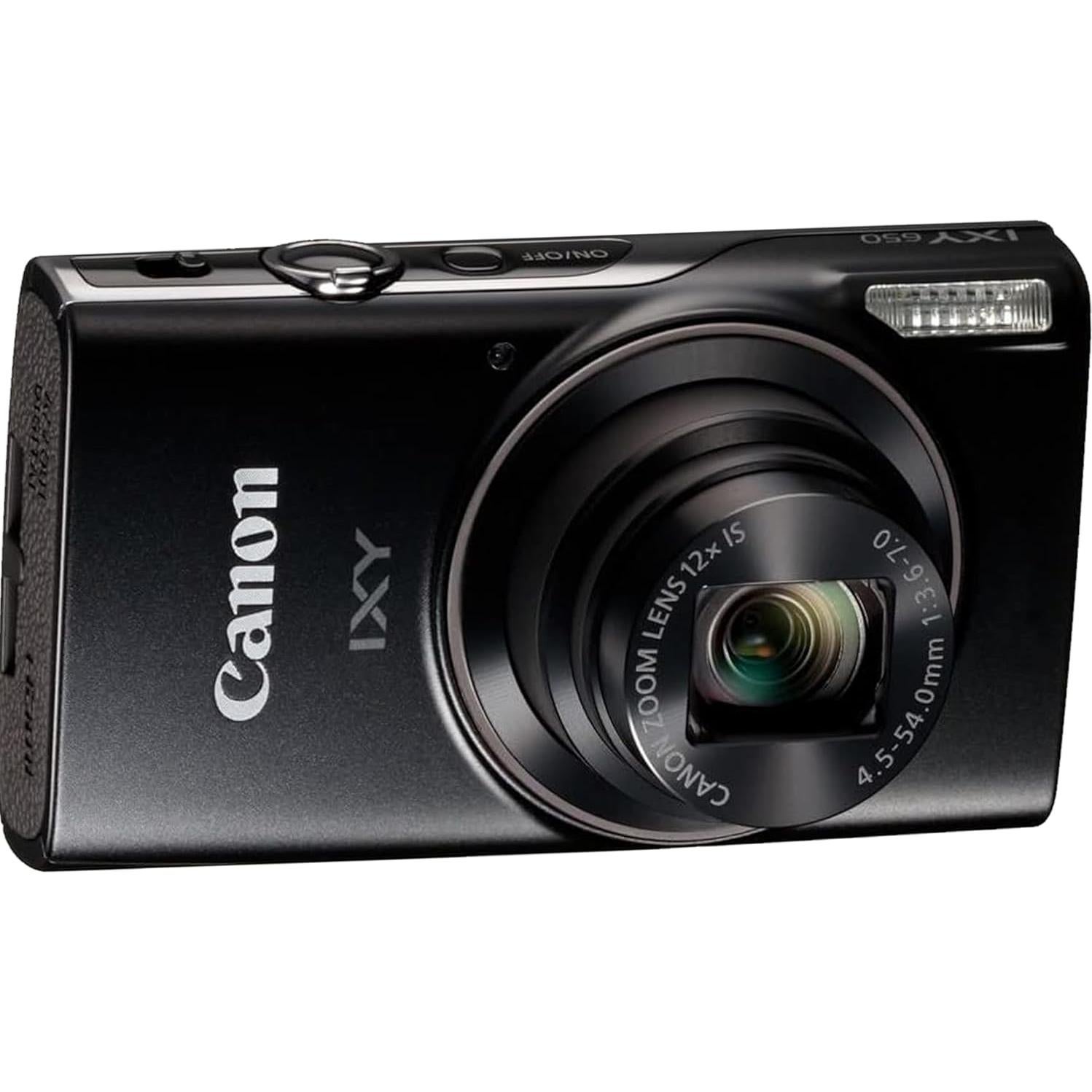 Cámara Digital Canon PowerShot IXY 650 HS 20.2MP + 128GB + Accesorios