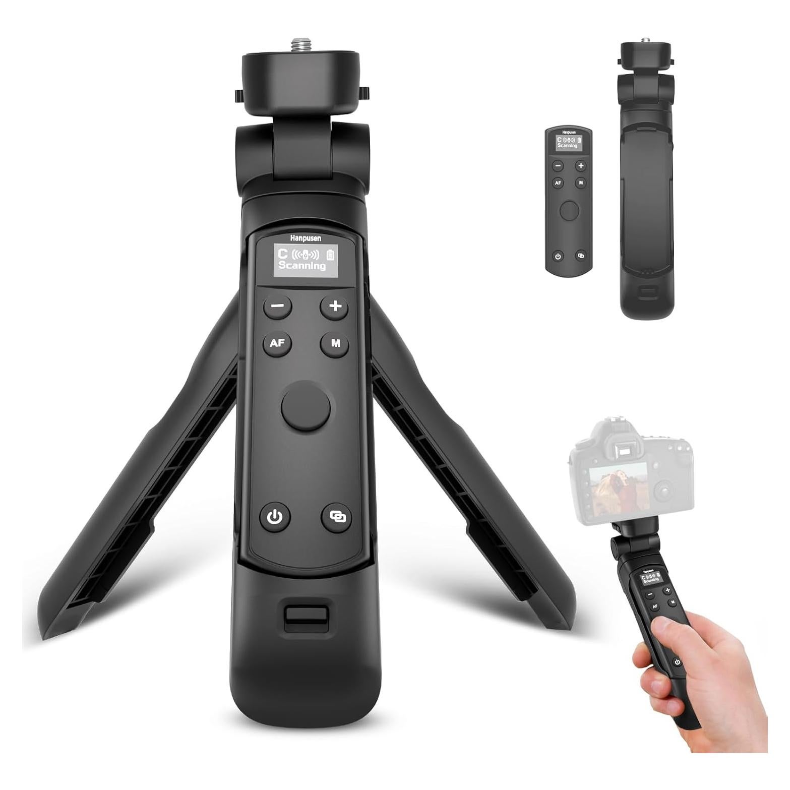 Trípode Mini con Control Remoto Hanpusen para Canon G7 X III