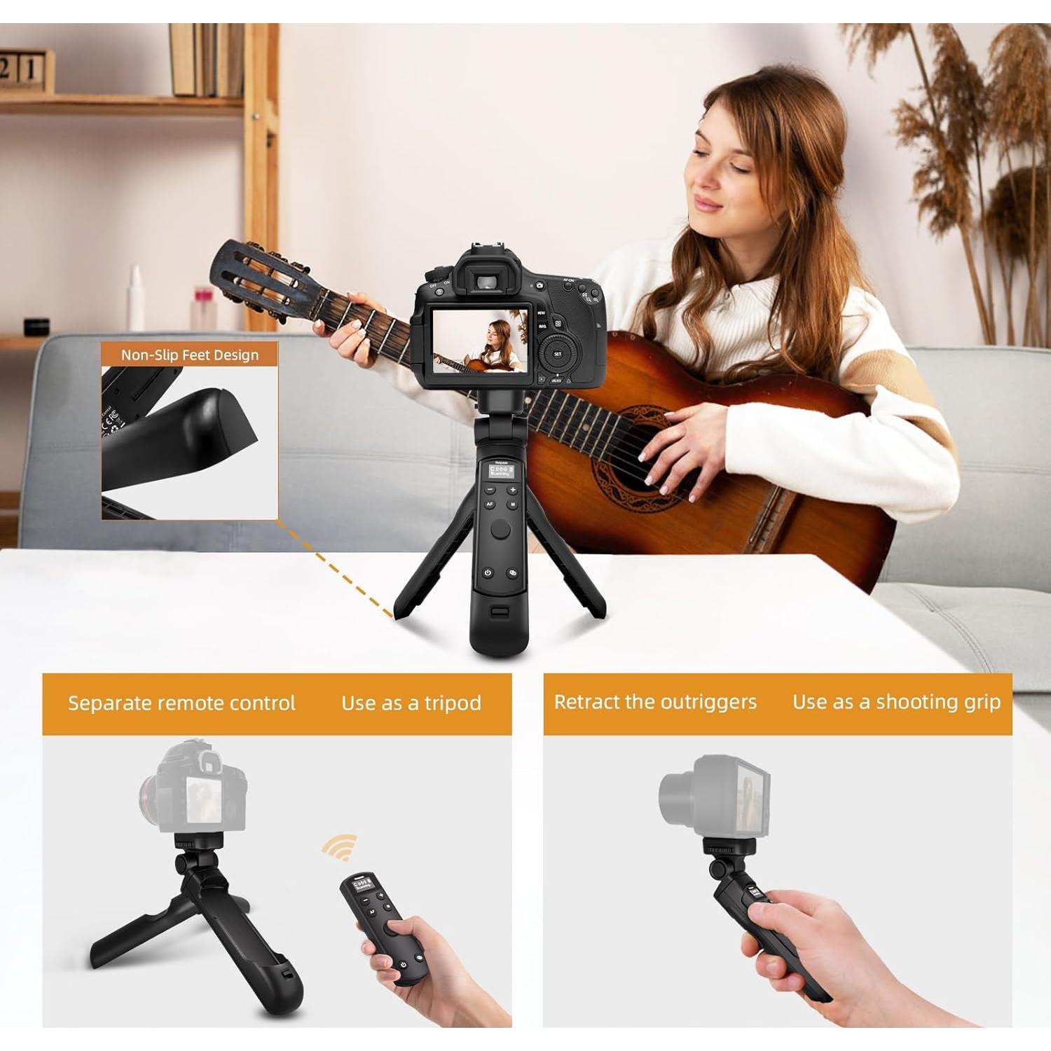 Trípode Mini con Control Remoto Hanpusen para Canon G7 X III