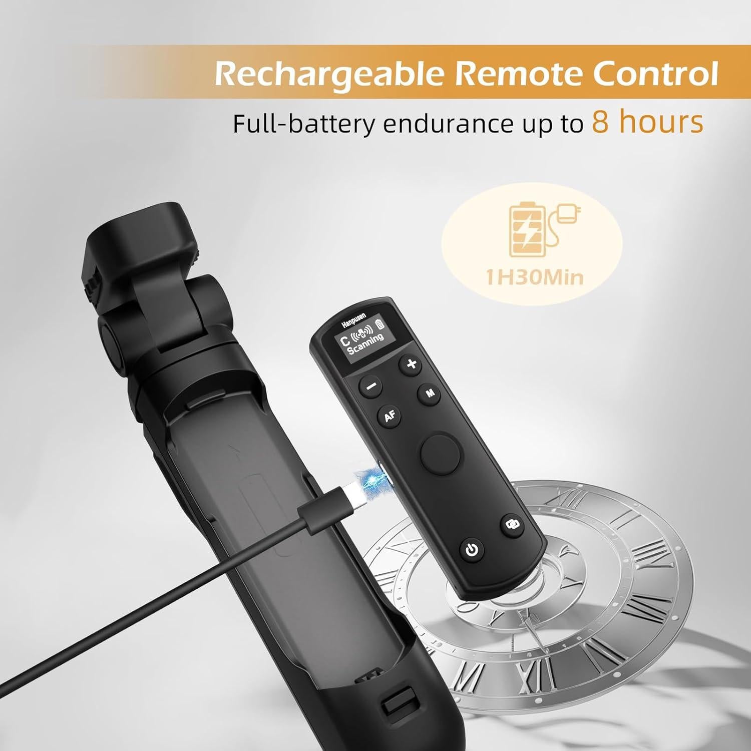 Trípode Mini con Control Remoto Hanpusen para Canon G7 X III