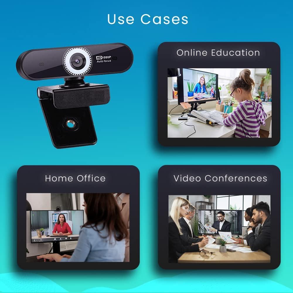 Cámara Web Azulle L4001 Autofocus 1080p HDR con Micrófono