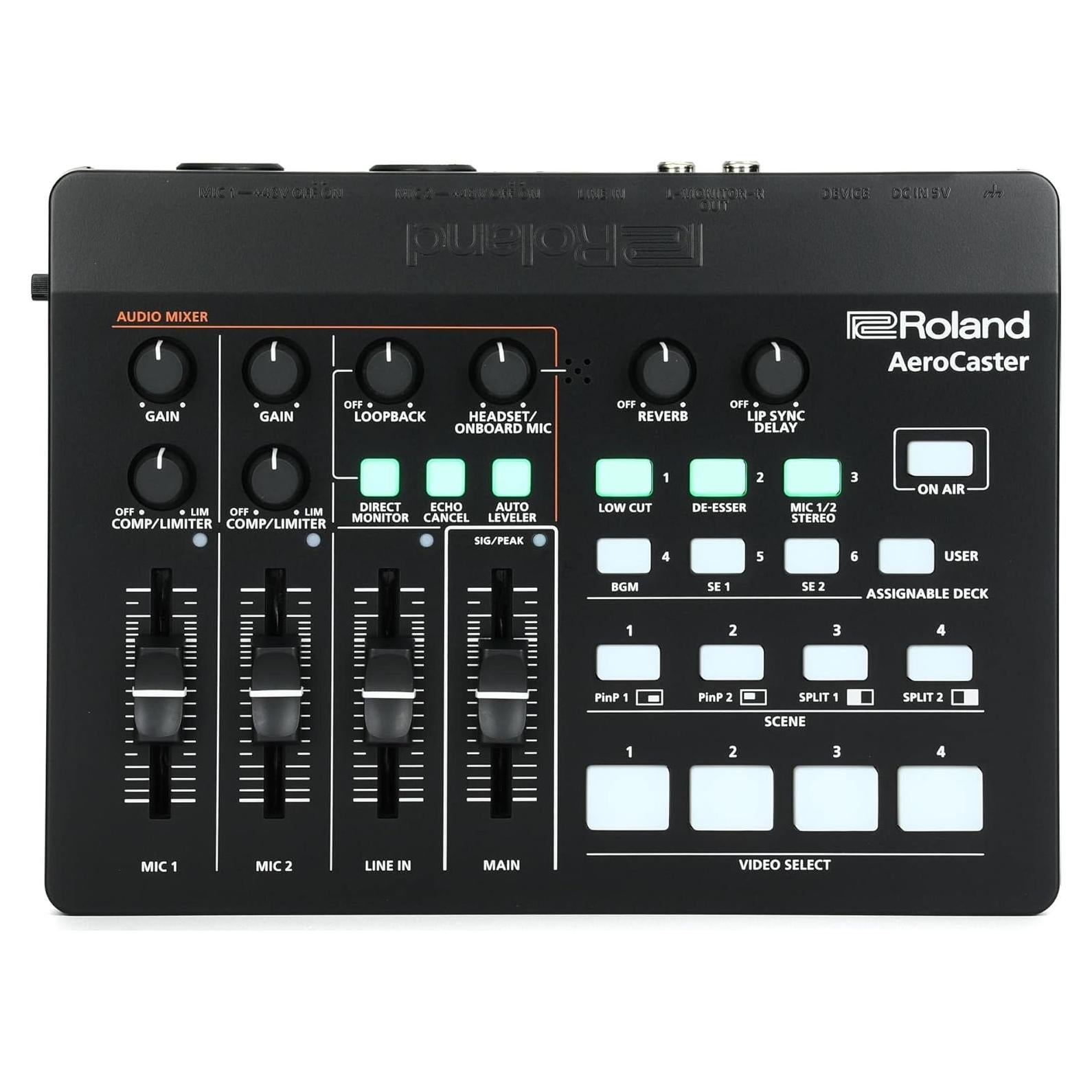 Sistema de Streaming en Vivo Roland AeroCaster VRC-01 - Producción Inalámbrica