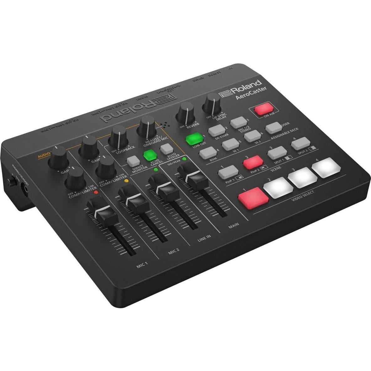 Sistema de Streaming en Vivo Roland AeroCaster VRC-01 - Producción Inalámbrica