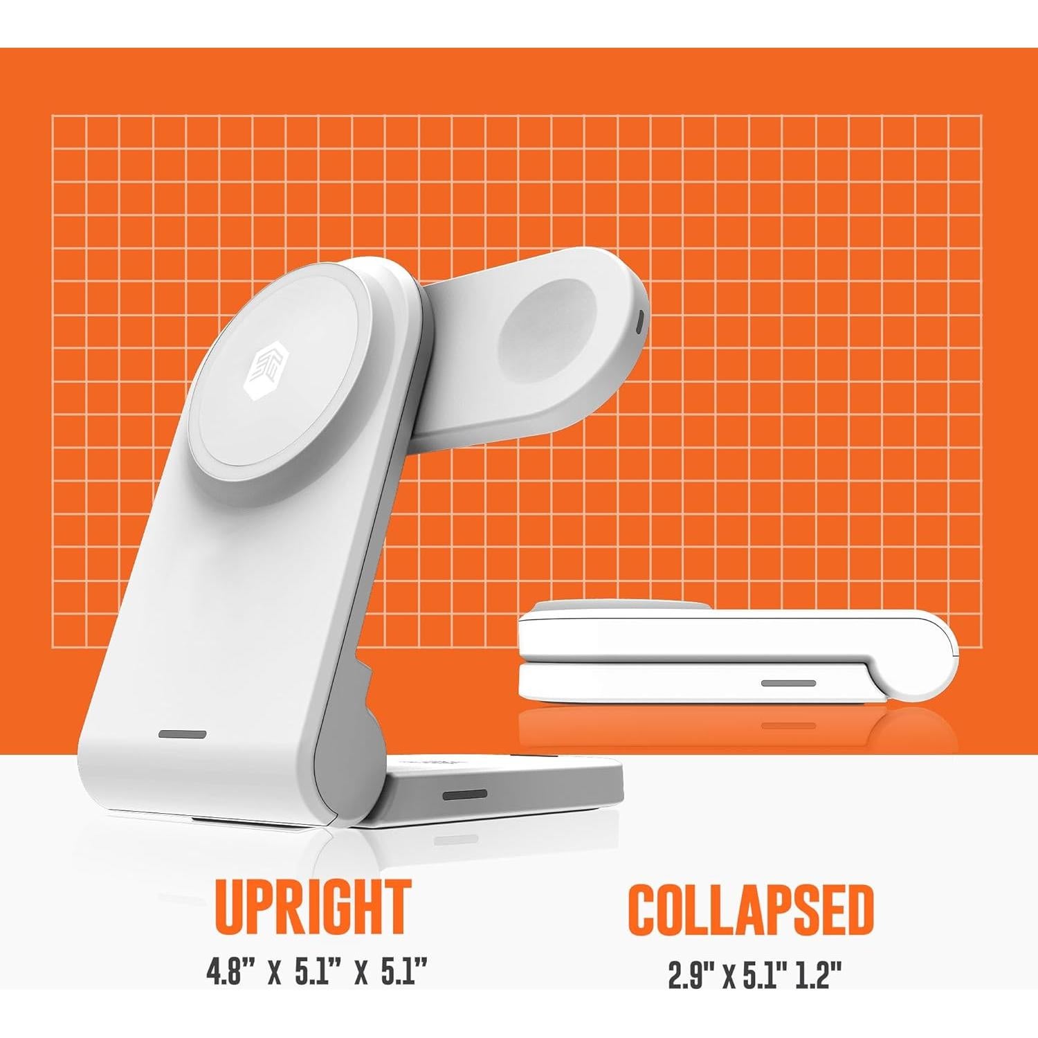 Estación de Carga 3-en-1 MagSafe STM ChargeTree Mag - Negro