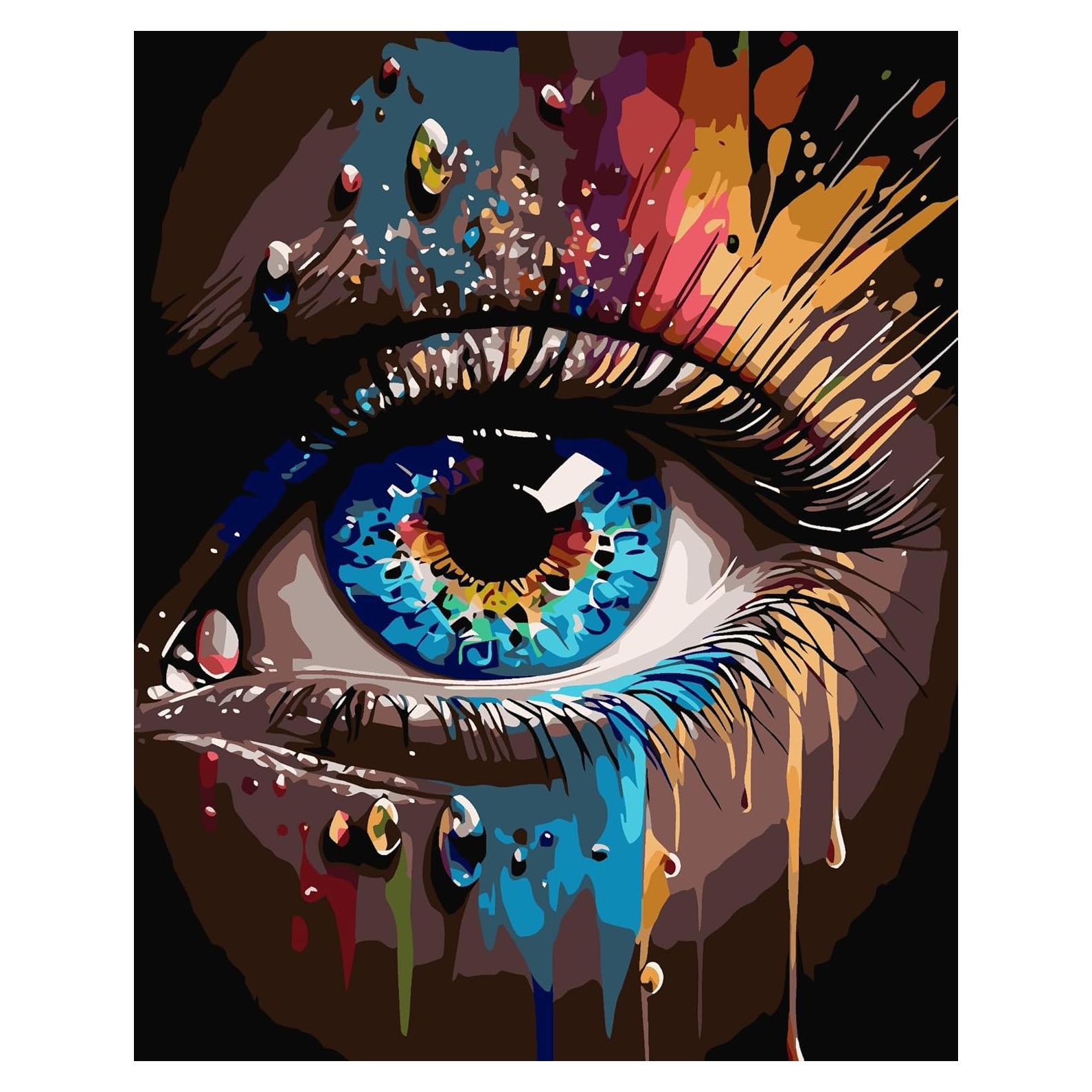 Kit de Pintura por Números CSZPPQAF 40x51 cm Acrílica