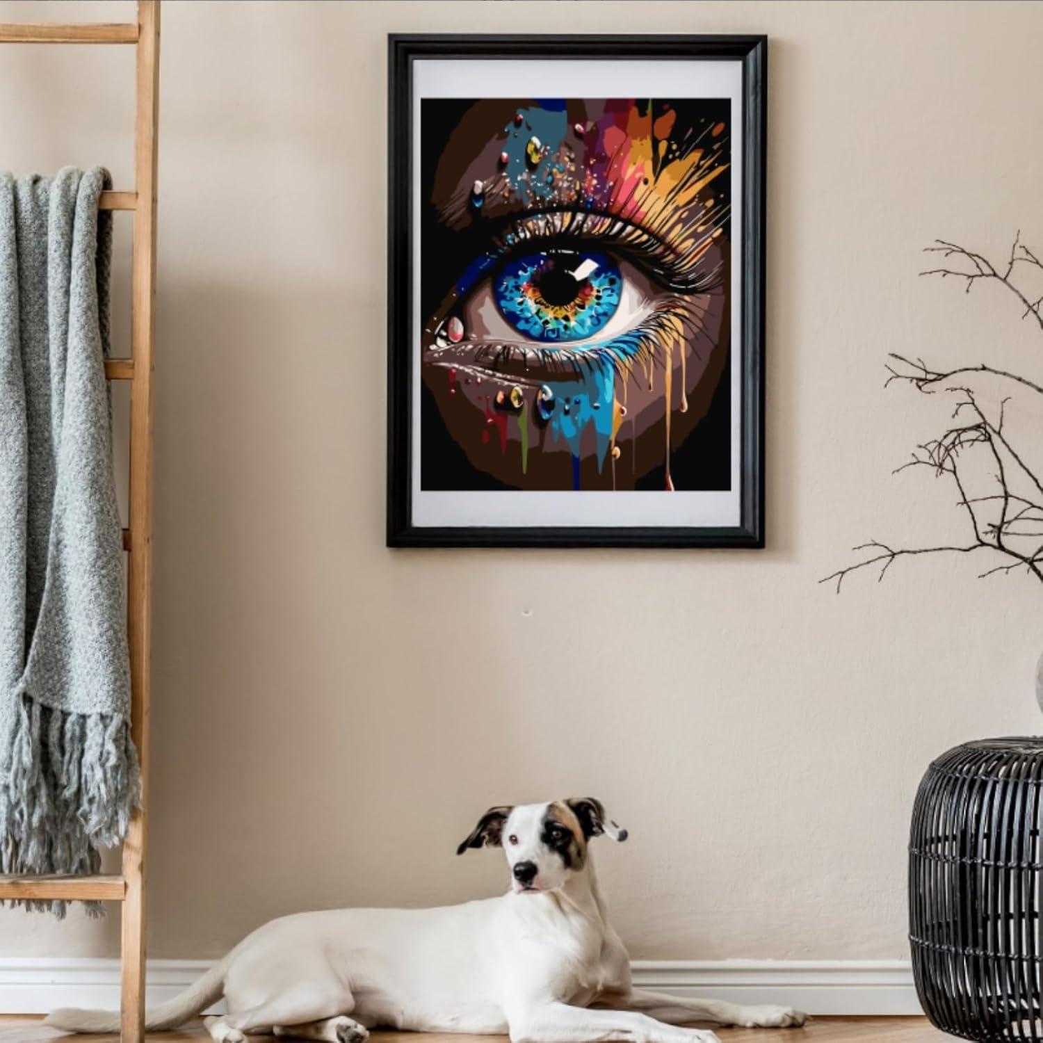 Kit de Pintura por Números CSZPPQAF 40x51 cm Acrílica