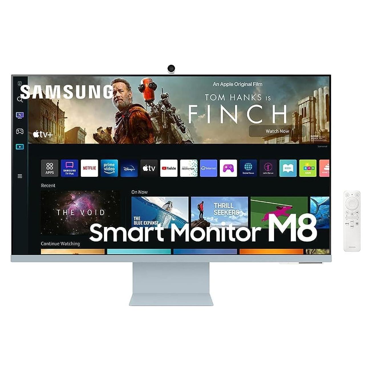 Monitor Inteligente Samsung M8 32" 4K UHD Azul con Webcam
