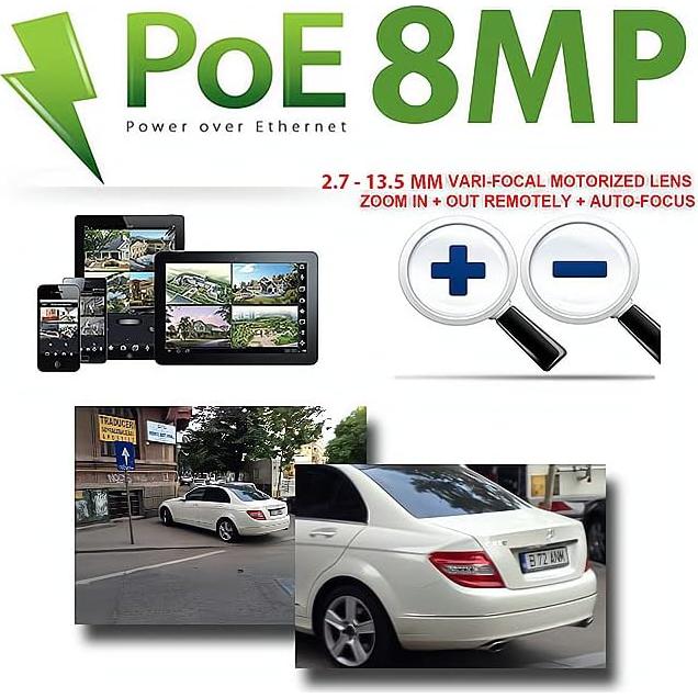 Sistema de Cámara de Seguridad GW 8 Canal 12MP 4K PoE AI