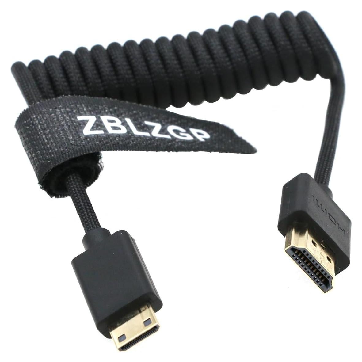 Cable HDMI 2.1 ZBLZGP 30cm Trenzado Negro 8K 48Gbps