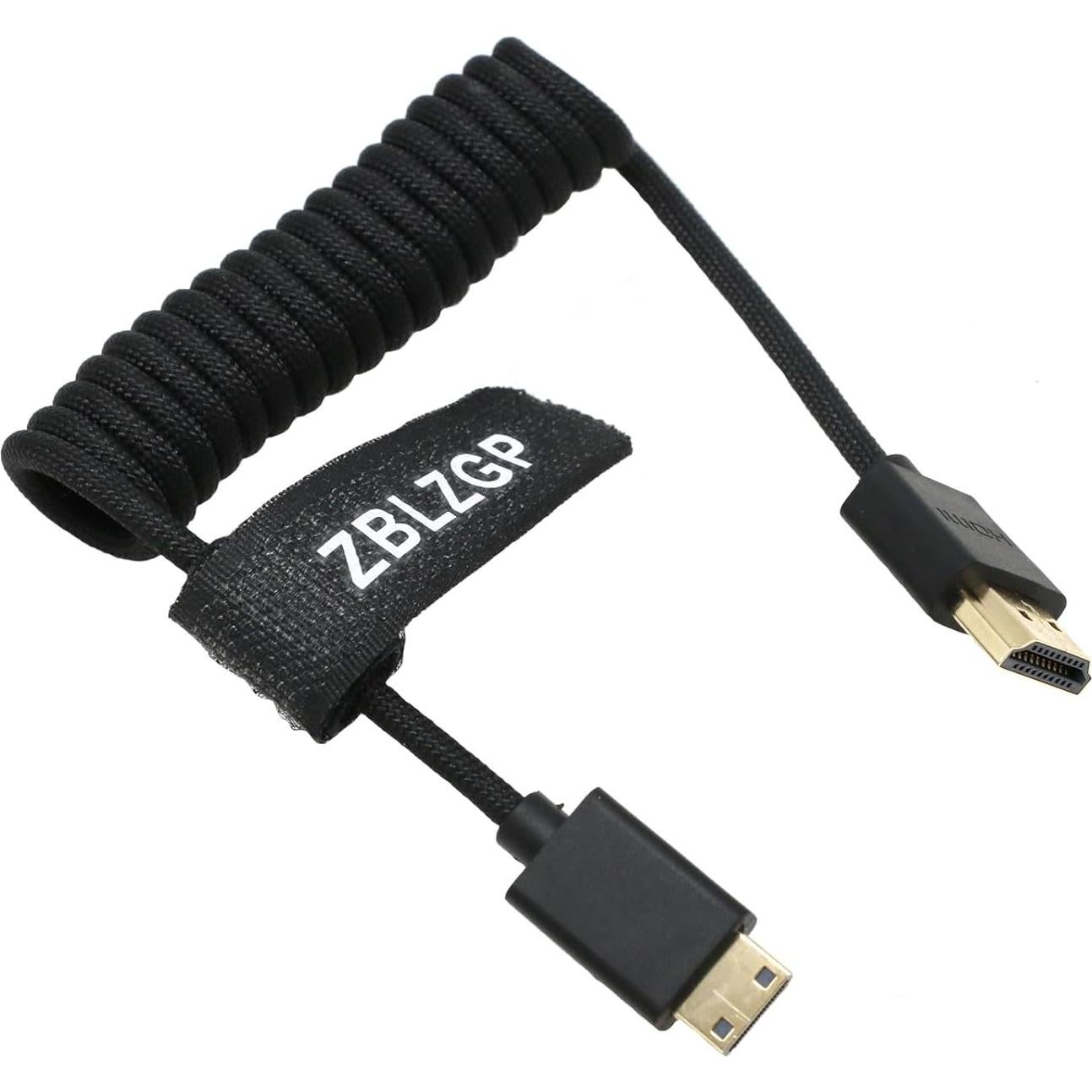 Cable HDMI 2.1 ZBLZGP 30cm Trenzado Negro 8K 48Gbps