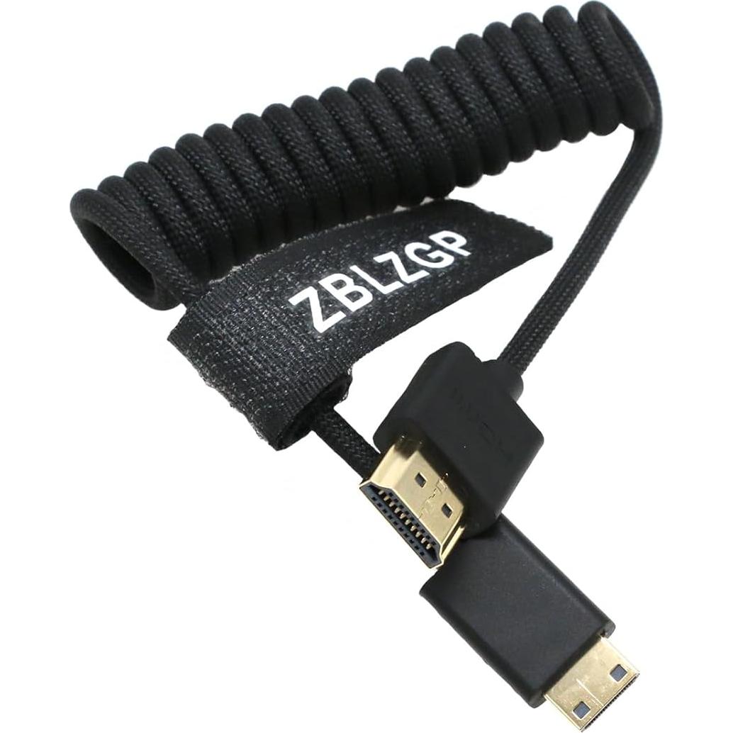 Cable HDMI 2.1 ZBLZGP 30cm Trenzado Negro 8K 48Gbps