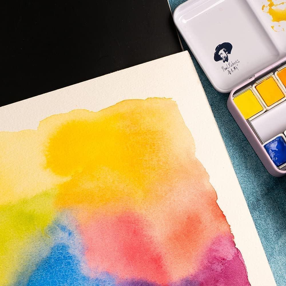 Juego de Pinturas Acuareladas Paul Rubens 24 Colores Metal