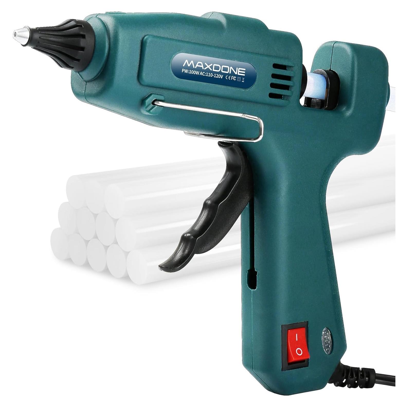 Pistola de Pegamento Caliente 100W MAXDONE Tamaño Completo