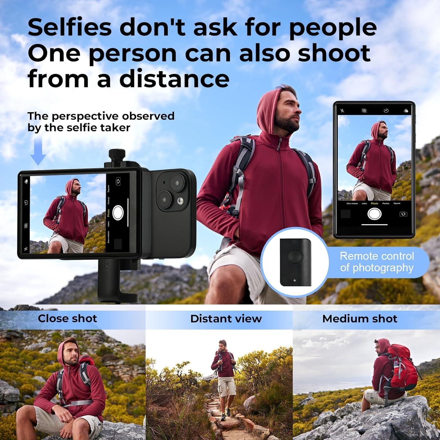 Monitor de Vlog Inalámbrico KSOPUERT 3.97" para Selfie