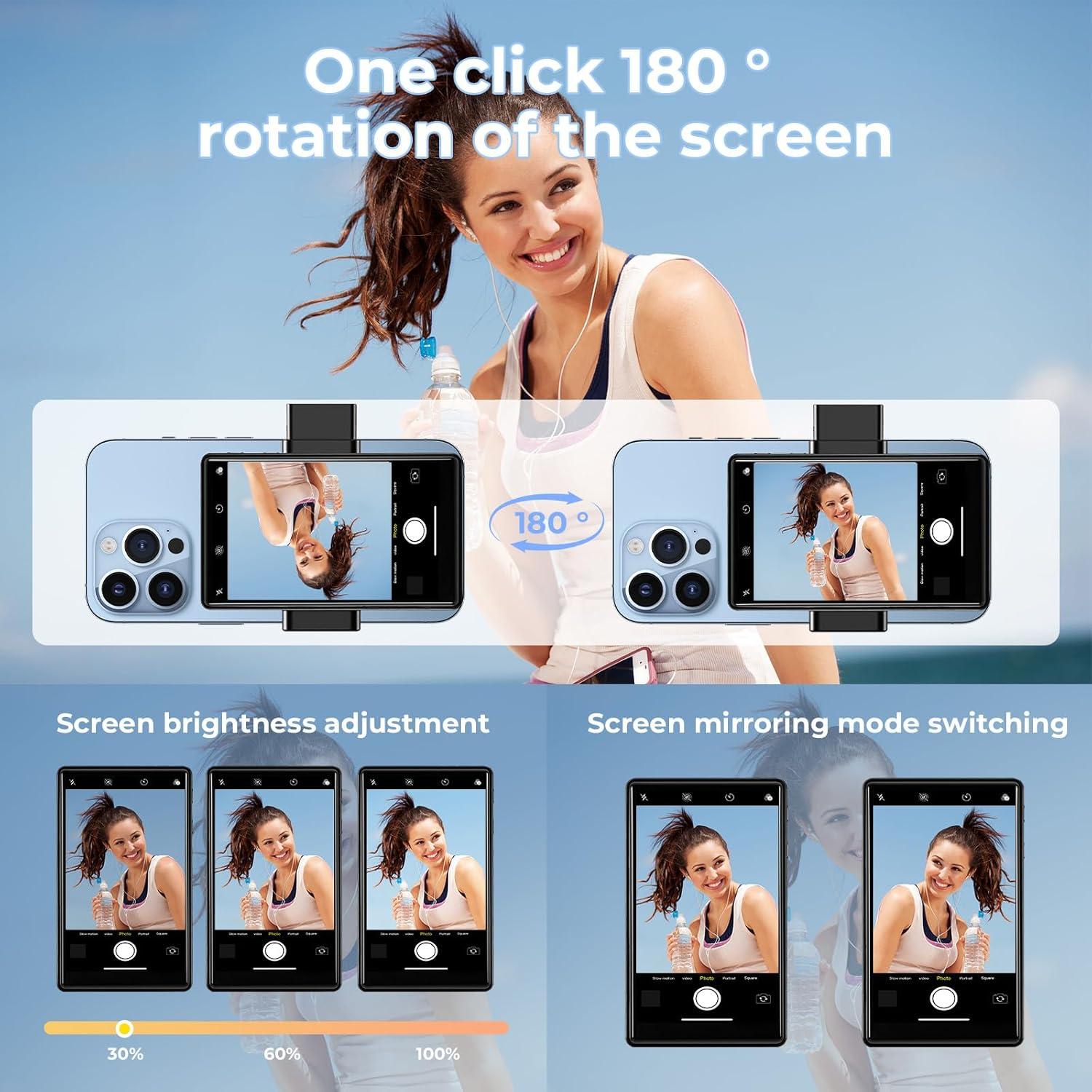 Monitor de Vlog Inalámbrico KSOPUERT 3.97" para Selfie