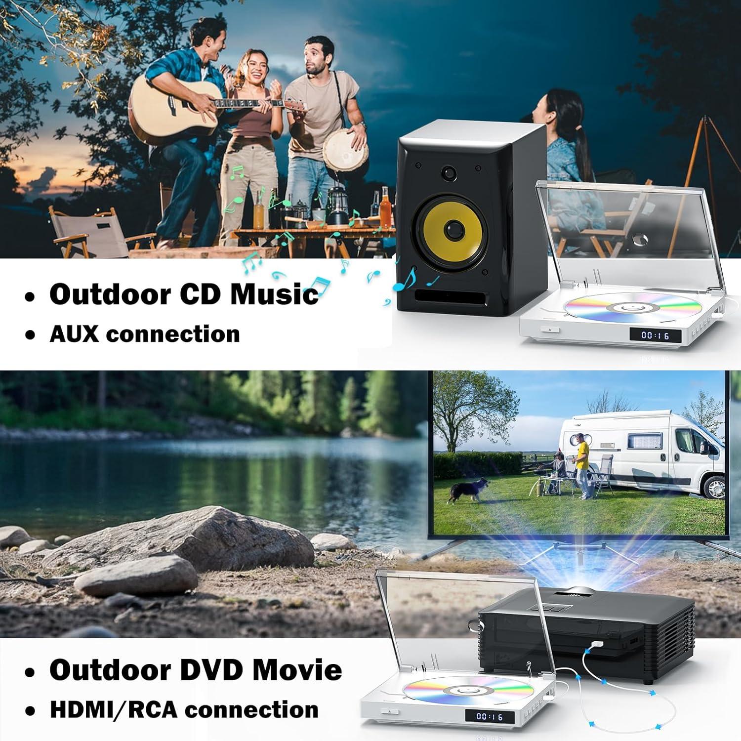 Reproductor de DVD Mini MAITE MTDVD-XTP HDMI USB 1080P