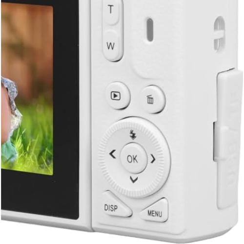 Cámara Digital Zunate 64MP 4K UHD Vlogging Zoom 18X Blanco