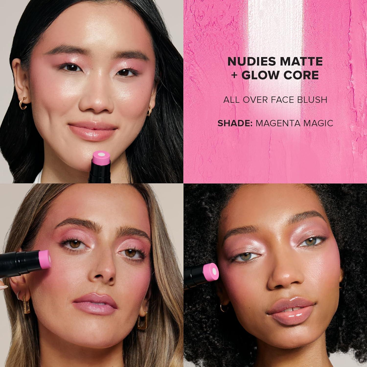 Barra de Rubor en Crema Nudestix Magenta Mágico 32g