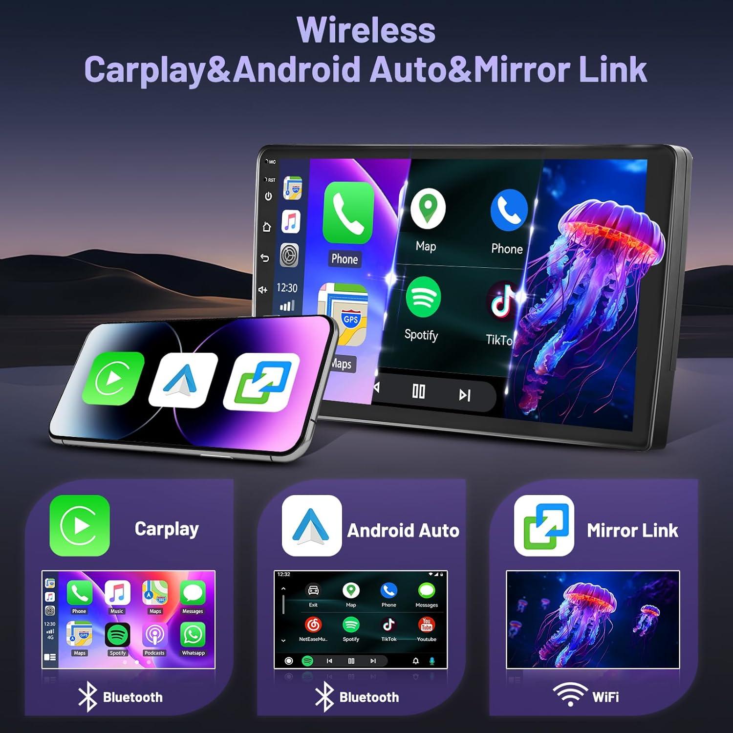 Estéreo Android Hikity 4+64GB Jeep Cherokee 2013-2018