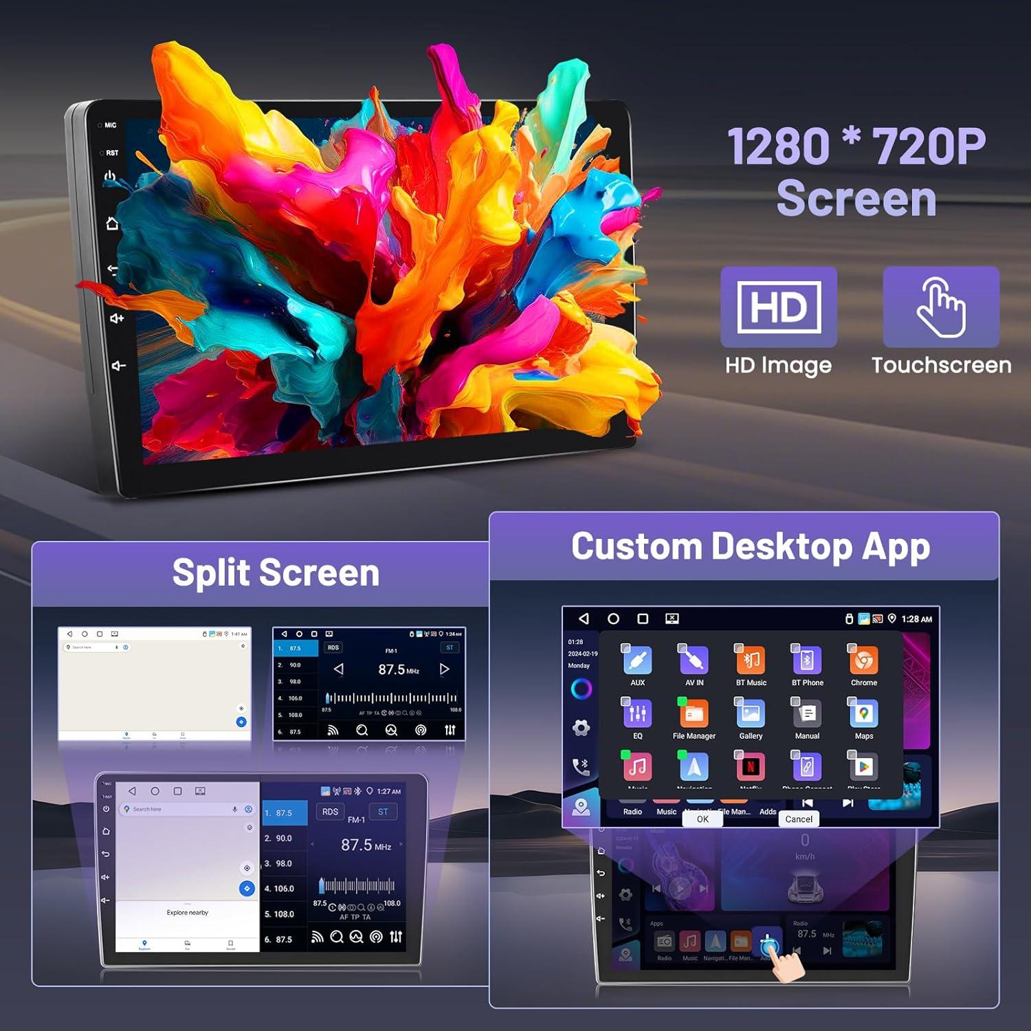 Estéreo Android Hikity 4+64GB Jeep Cherokee 2013-2018