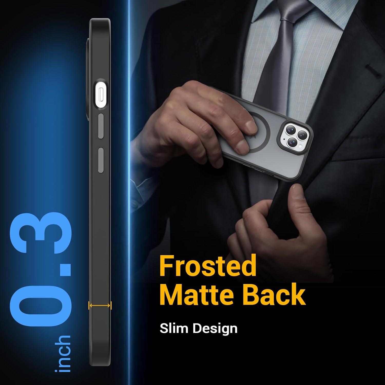 Funda Temdan para iPhone 11 Pro Max Antigolpes 6.5" Negro