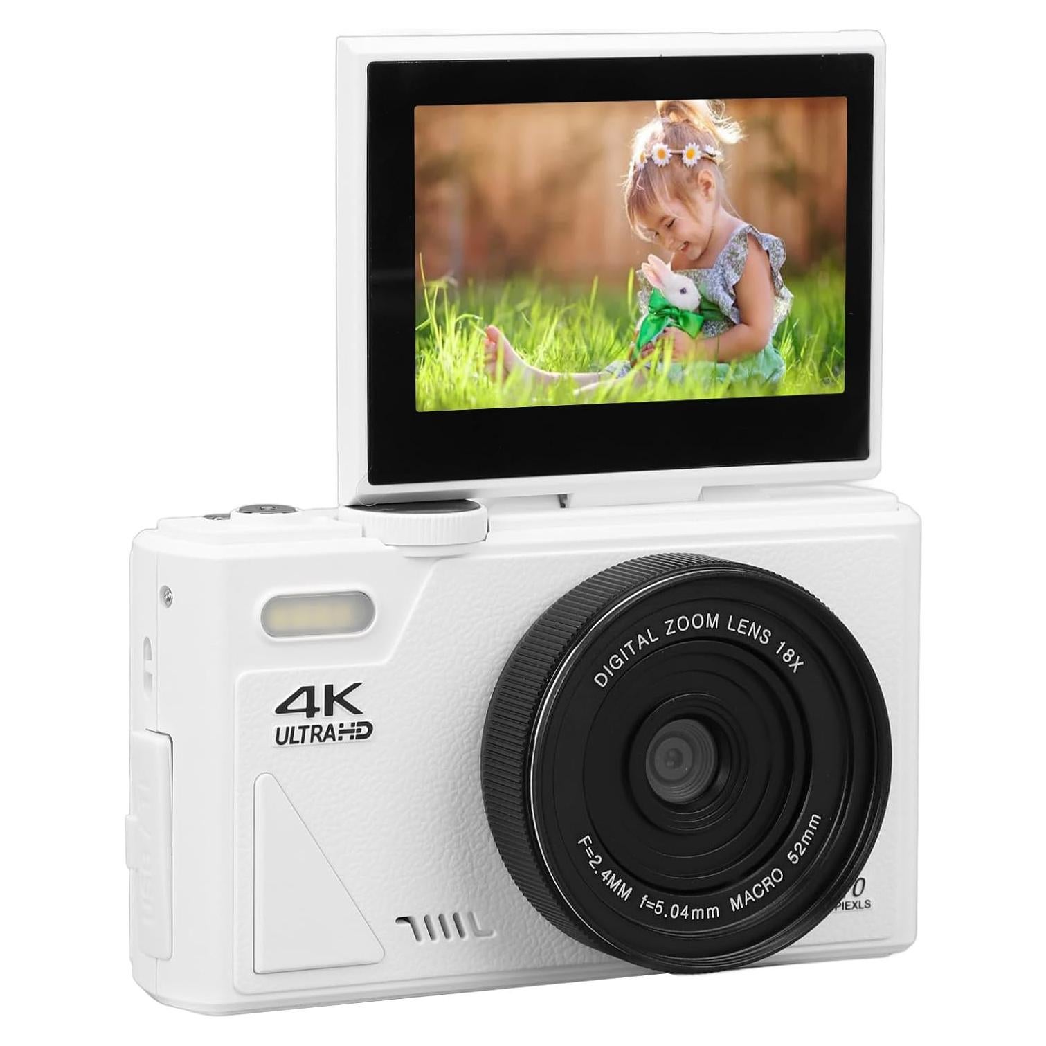 Cámara Digital 64MP CCYLEZ 4K Zoom 18X Pantalla Plegable