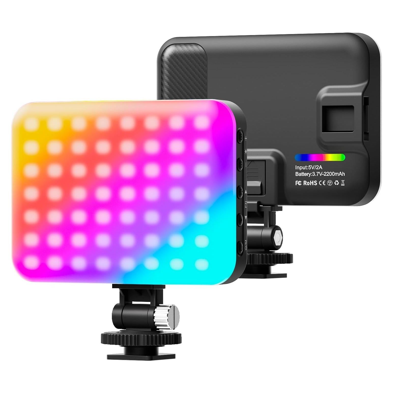 Luz de Cámara RGB Hagibis 360° LED Portátil 2200mAh