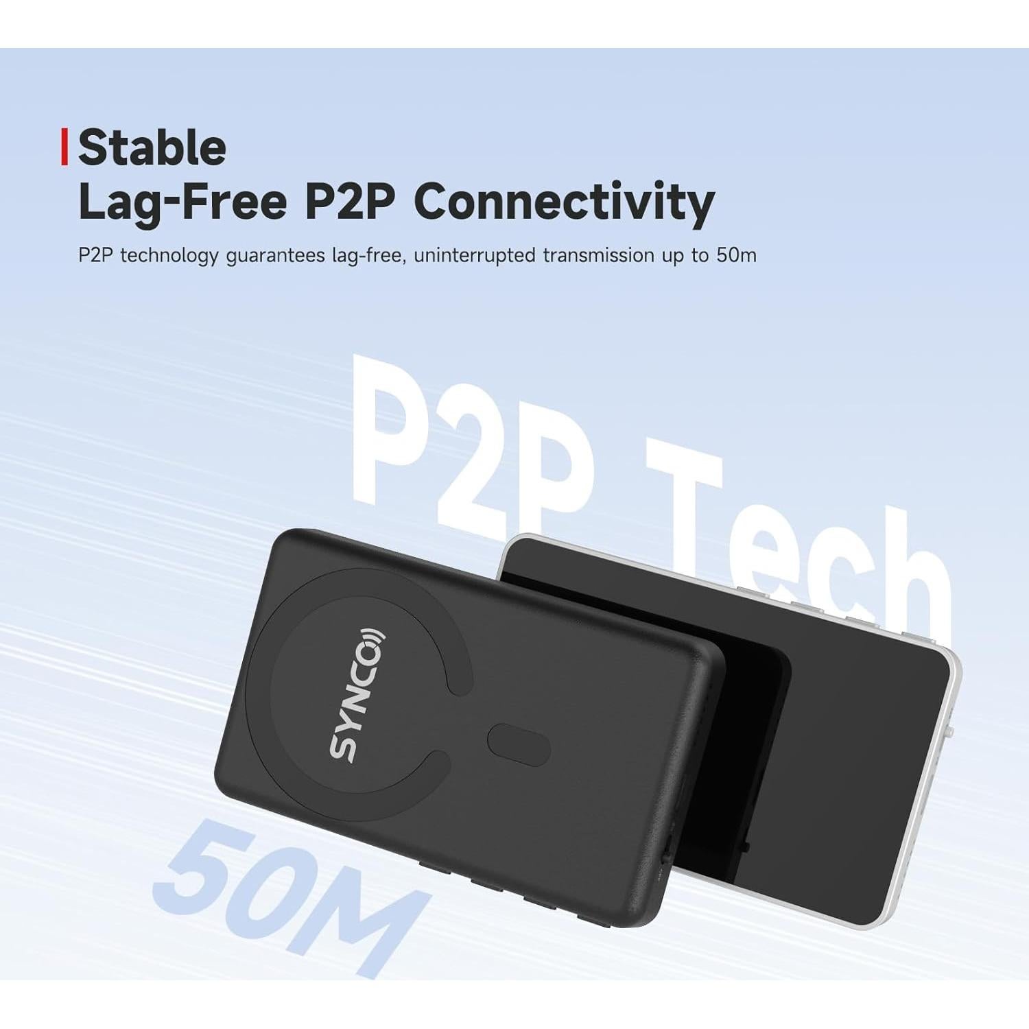 Monitor Inalámbrico SYNCO Xview M4 para Cámara de Teléfono Rosa