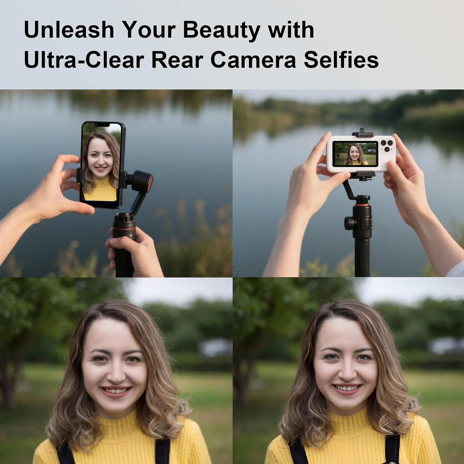 Monitor Selfie Inalámbrico Ossomo T181 4K para Vlogs y TikTok