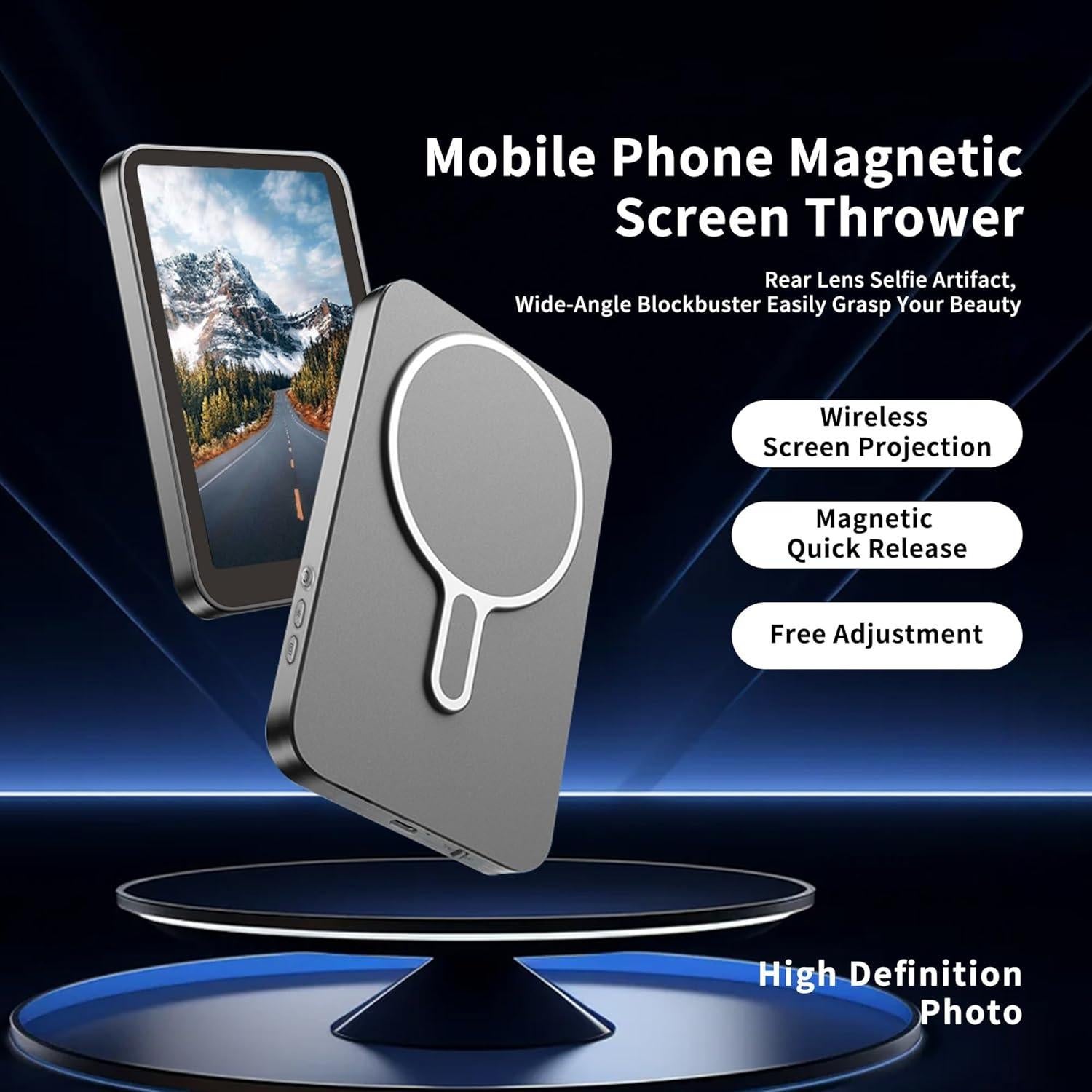 Monitor de Selfie MIZOTIC 1080P Magnético para Vlog