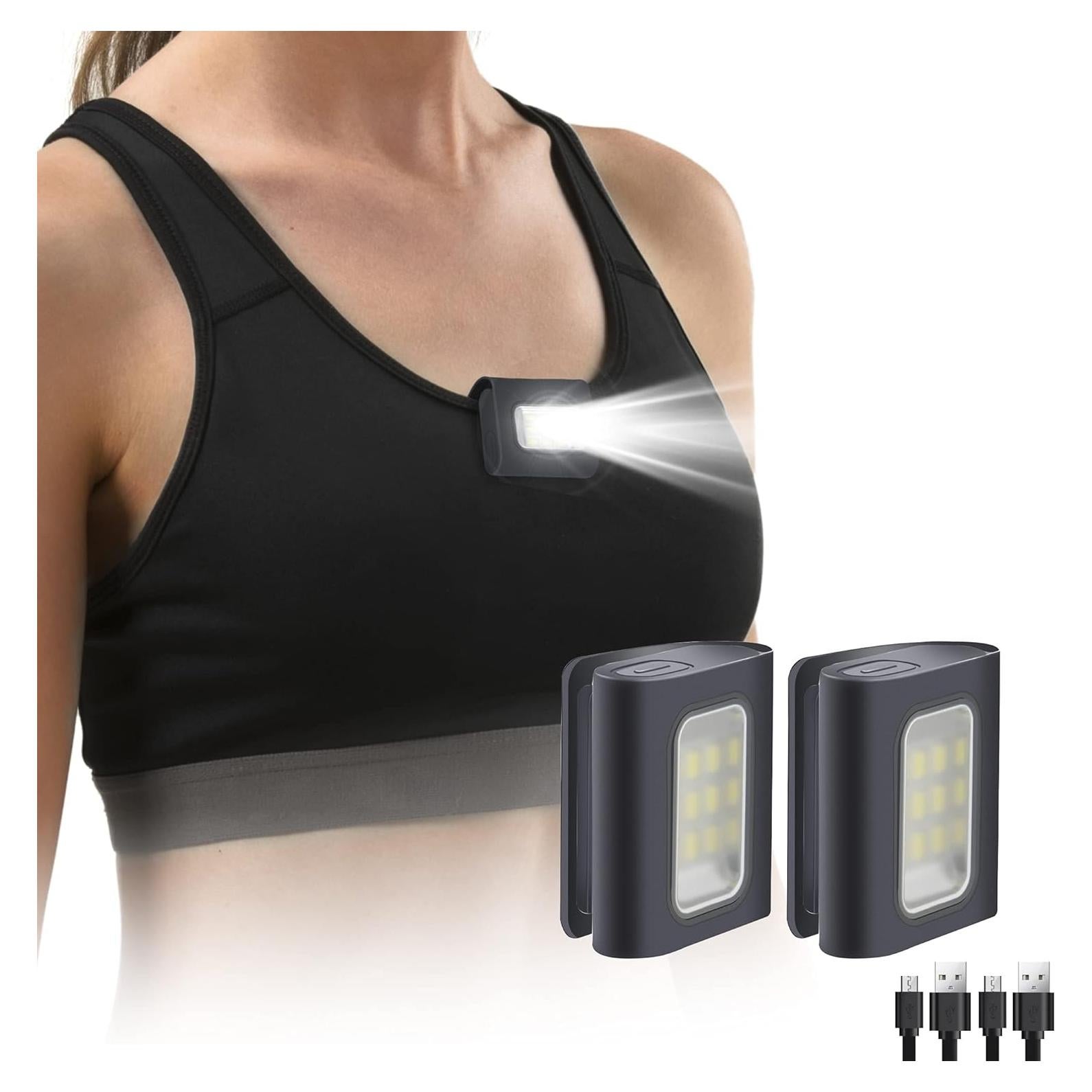 Luces de Correr Yzoni 2Pack, Luz de Seguridad Recargable