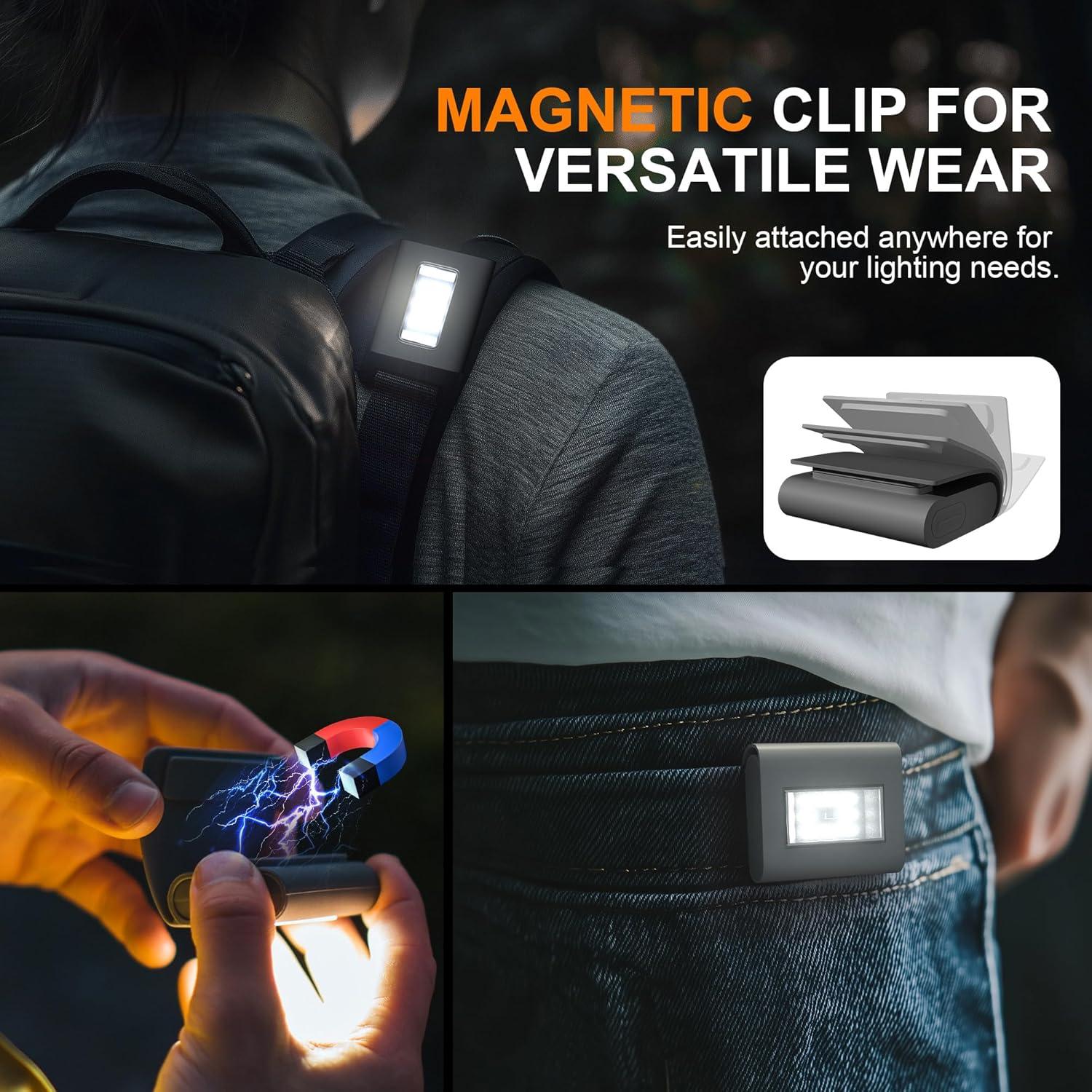 Luces de Correr Yzoni 2Pack, Luz de Seguridad Recargable