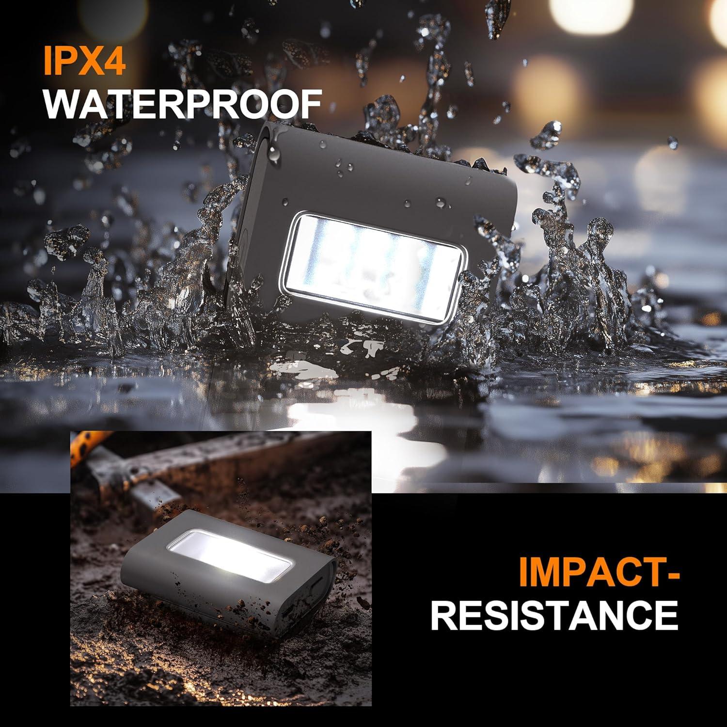 Luces de Correr Yzoni 2Pack, Luz de Seguridad Recargable