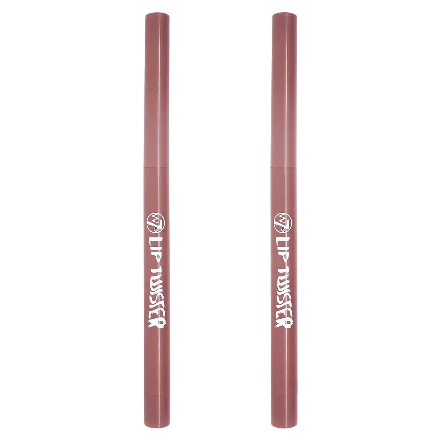 W7 Lip Twister Lápiz Labial Rojo - 2 Piezas - Cremoso y Definido