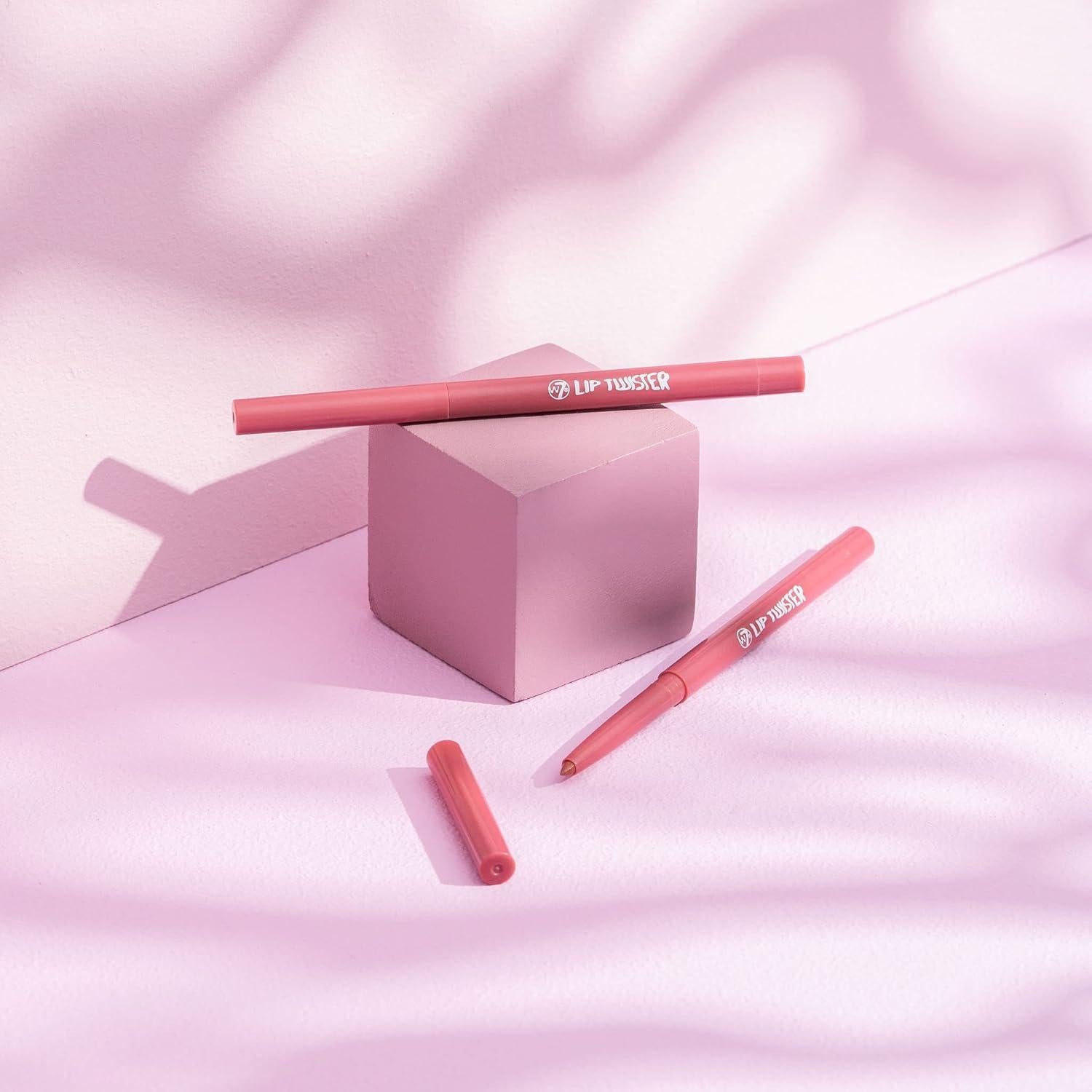 W7 Lip Twister Lápiz Labial Rojo - 2 Piezas - Cremoso y Definido