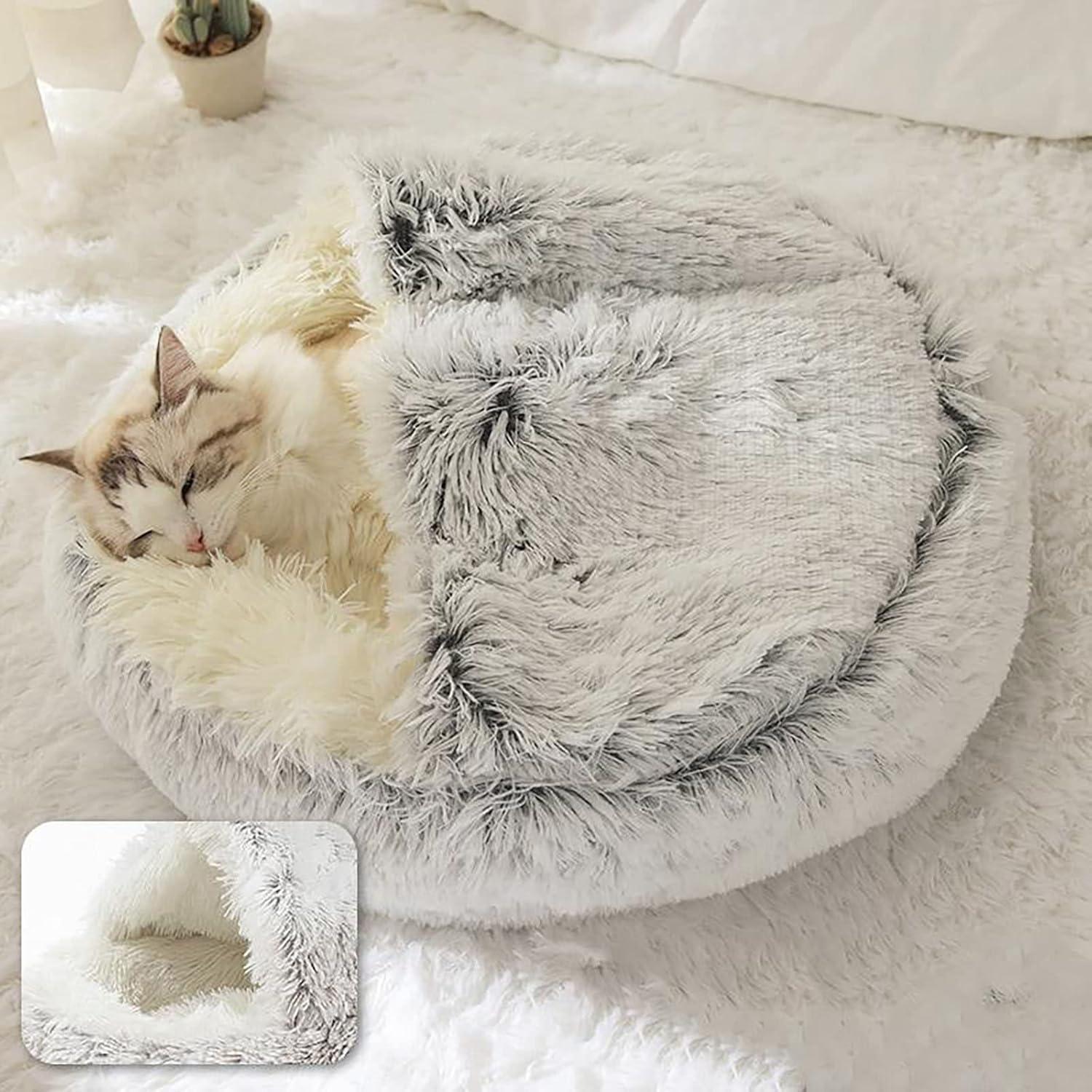 Cama para Gato ShinHye Cozy - Cueva Redonda Suave 58x58 cm