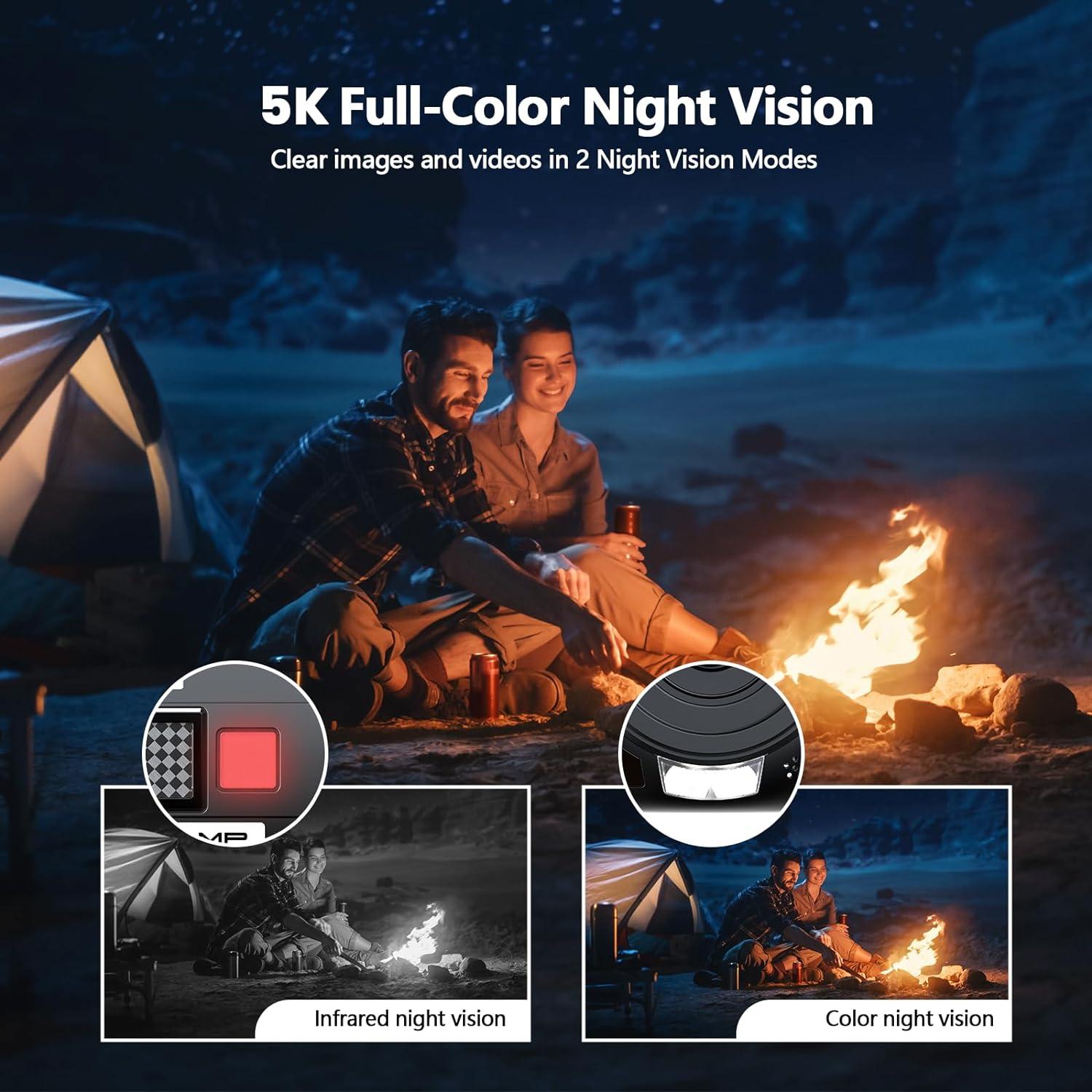 Cámara de Video Camcorder 5K 56MP CAMWORLD con WiFi y Micrófono