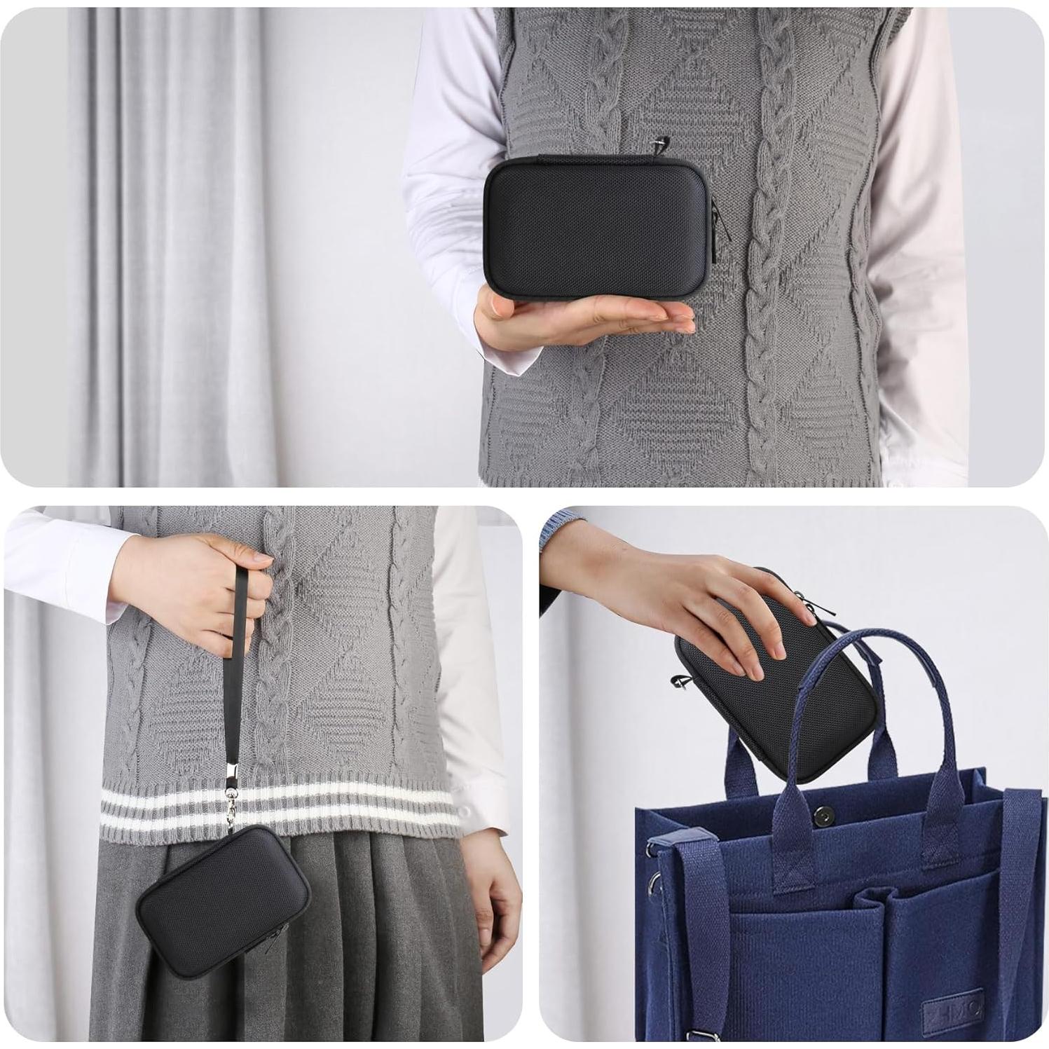 Funda dura RAIALL para cámara Canon PowerShot SX740 HS - Negro