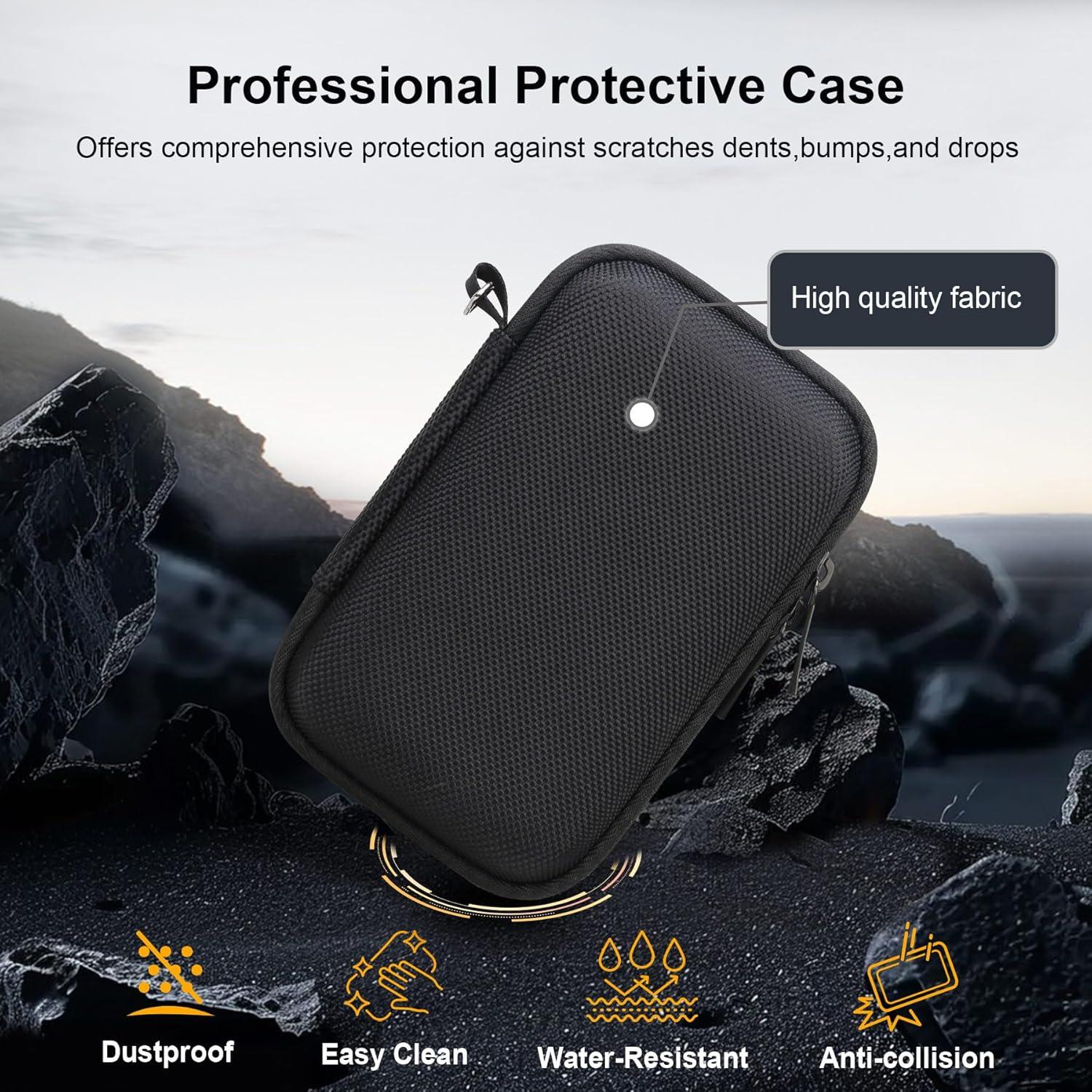 Funda dura RAIALL para cámara Canon PowerShot SX740 HS - Negro