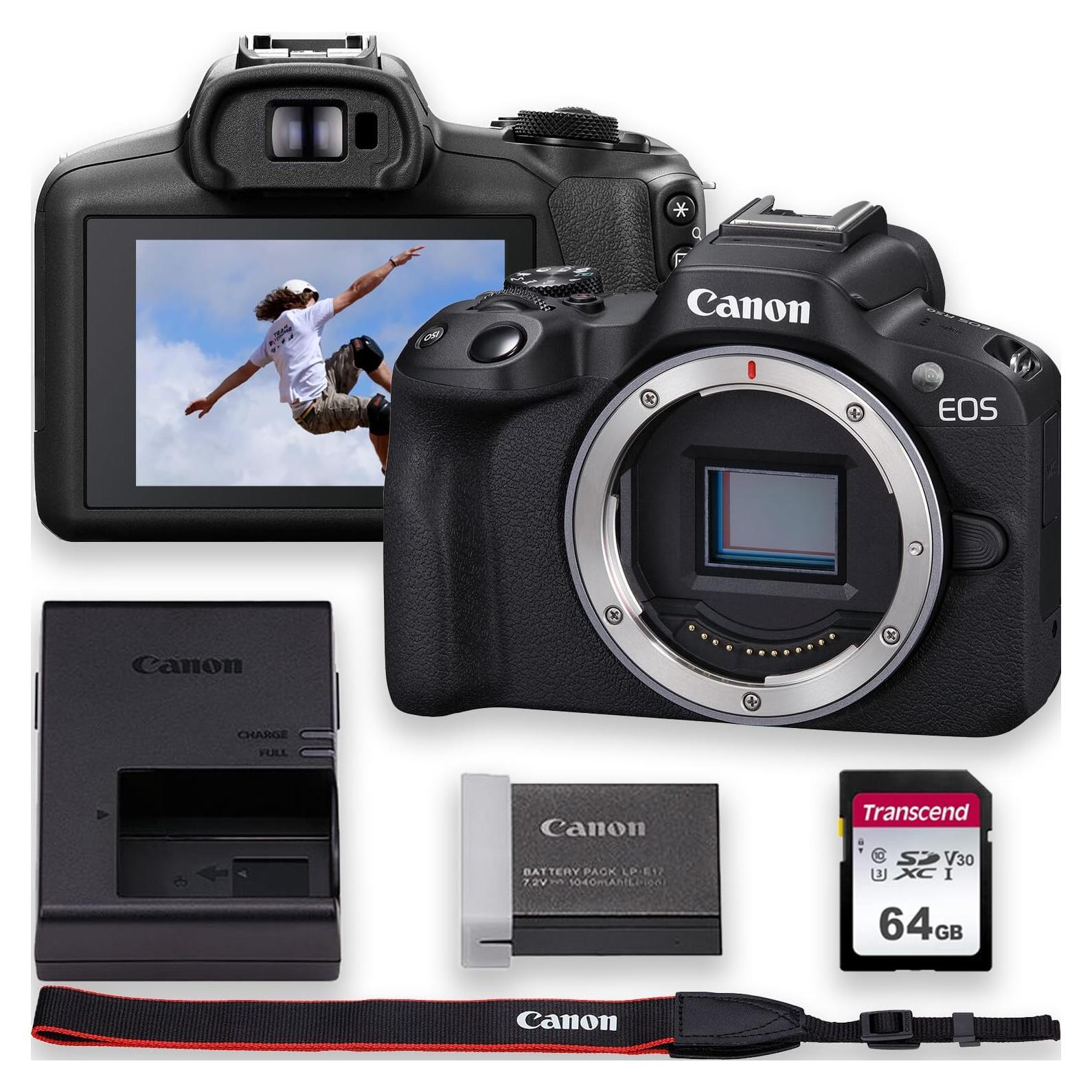 Cámara Sin Espejo Canon EOS R10 24.2MP 4K + Tarjeta 64GB