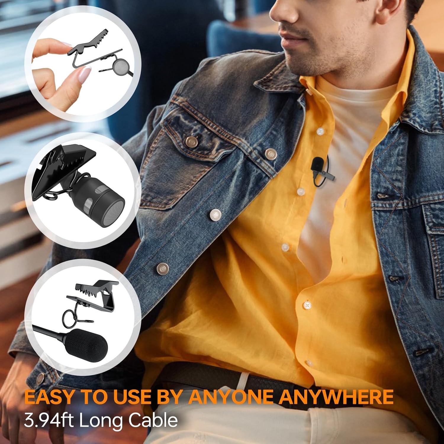 Micrófono Lavalier Comica CVM-SM-O1 Omnidireccional 119 cm