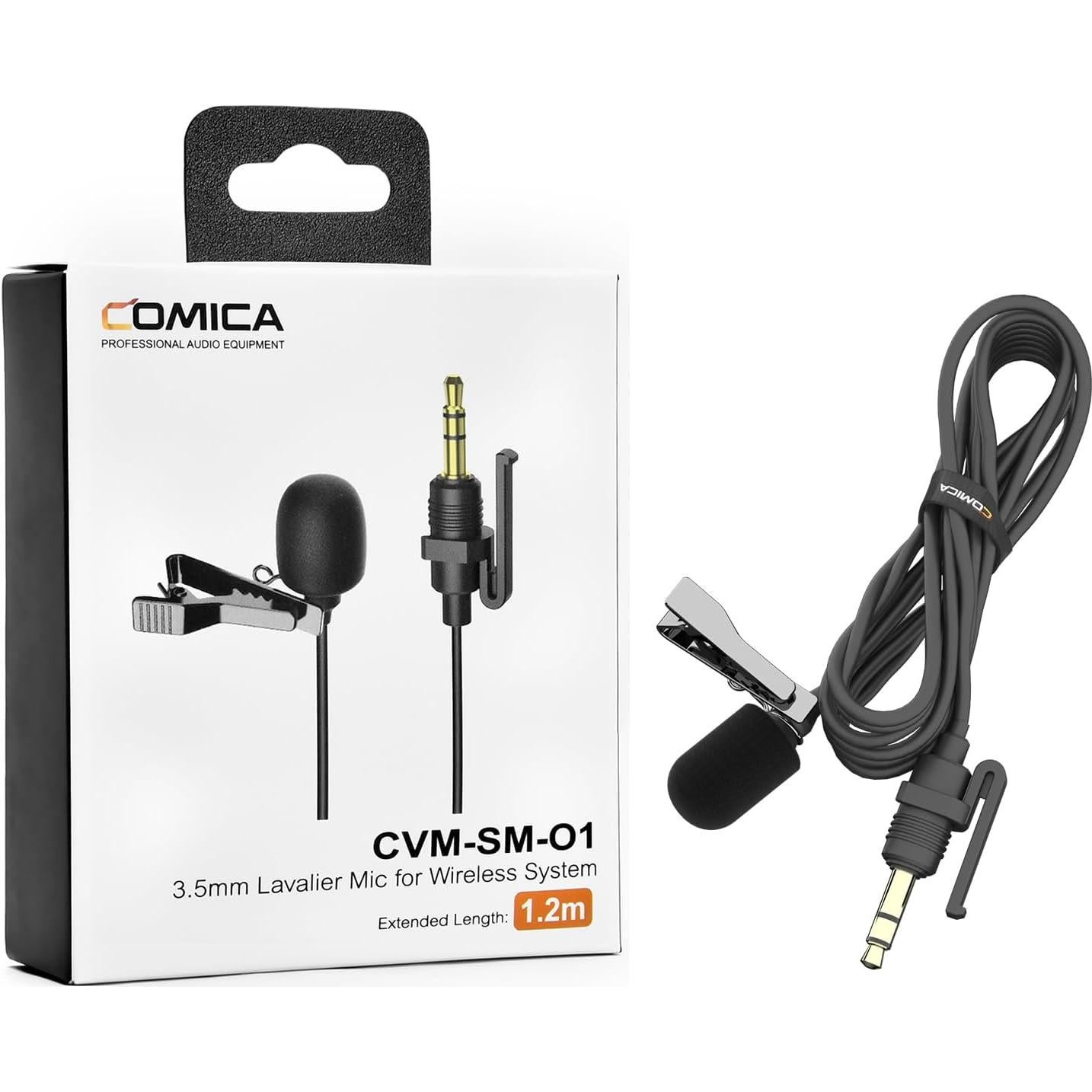 Micrófono Lavalier Comica CVM-SM-O1 Omnidireccional 119 cm