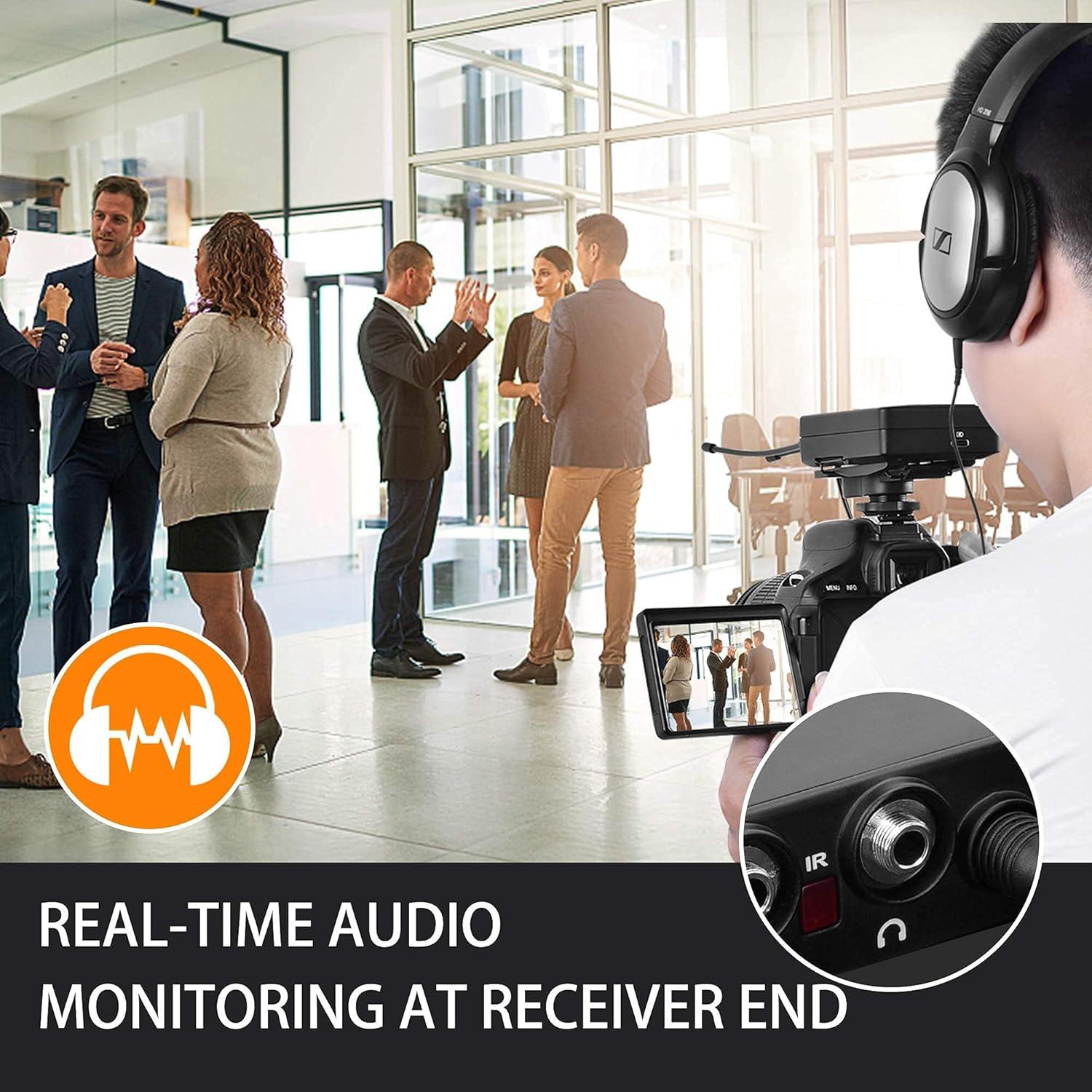 Micrófono Lavalier Inalámbrico COMICA CVM-WM300A 96 Canales