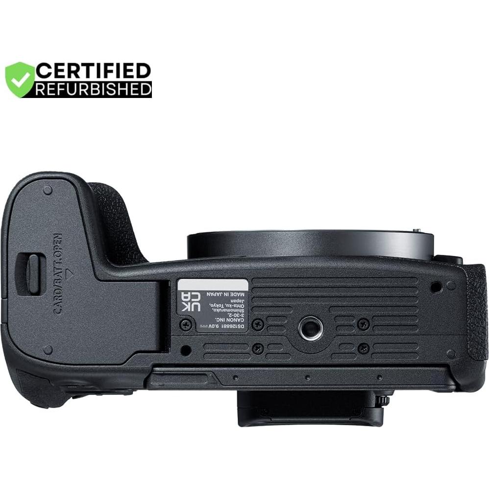 Canon EOS R8 Full Frame Mirrorless Interchangeable Lens Camera (Renewed) | Official Canon USA Partner Model | Body 5803C002 Bundle with Deco Gear Bag + Microphone + Tripod +Software & Accessories Kit