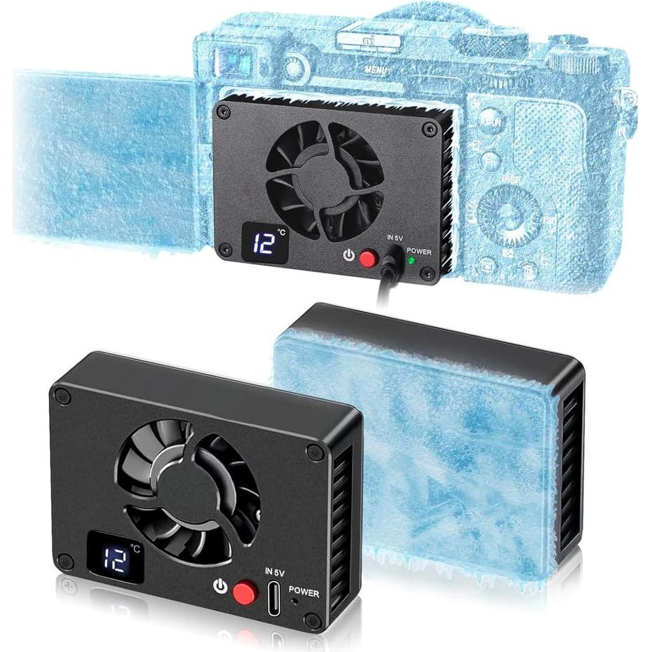 Ventilador de Enfriamiento Mcoplus para Cámaras Sony Canon Fuji