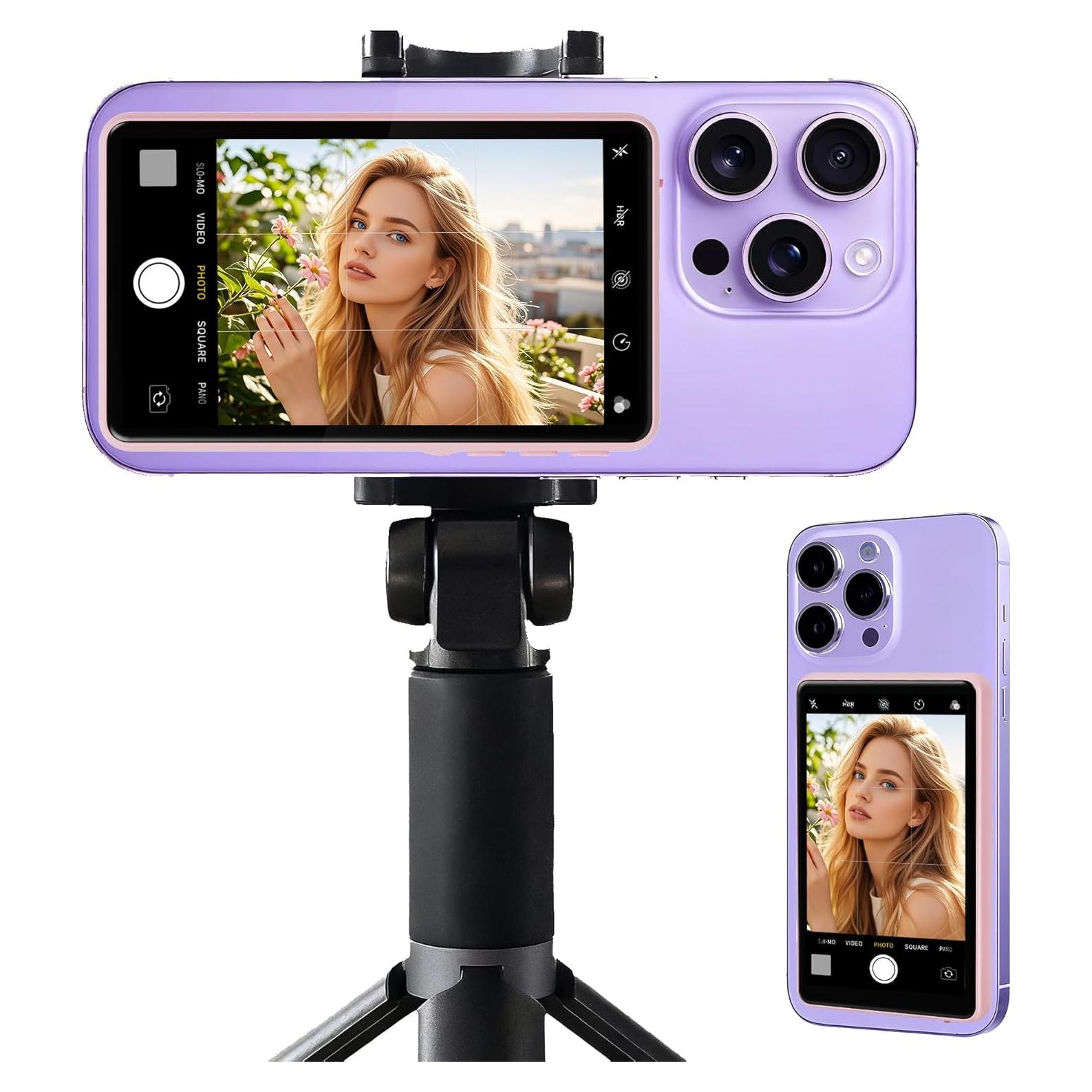 Pantalla Selfie LuliLi para iPhone y Android 4K, Rosa