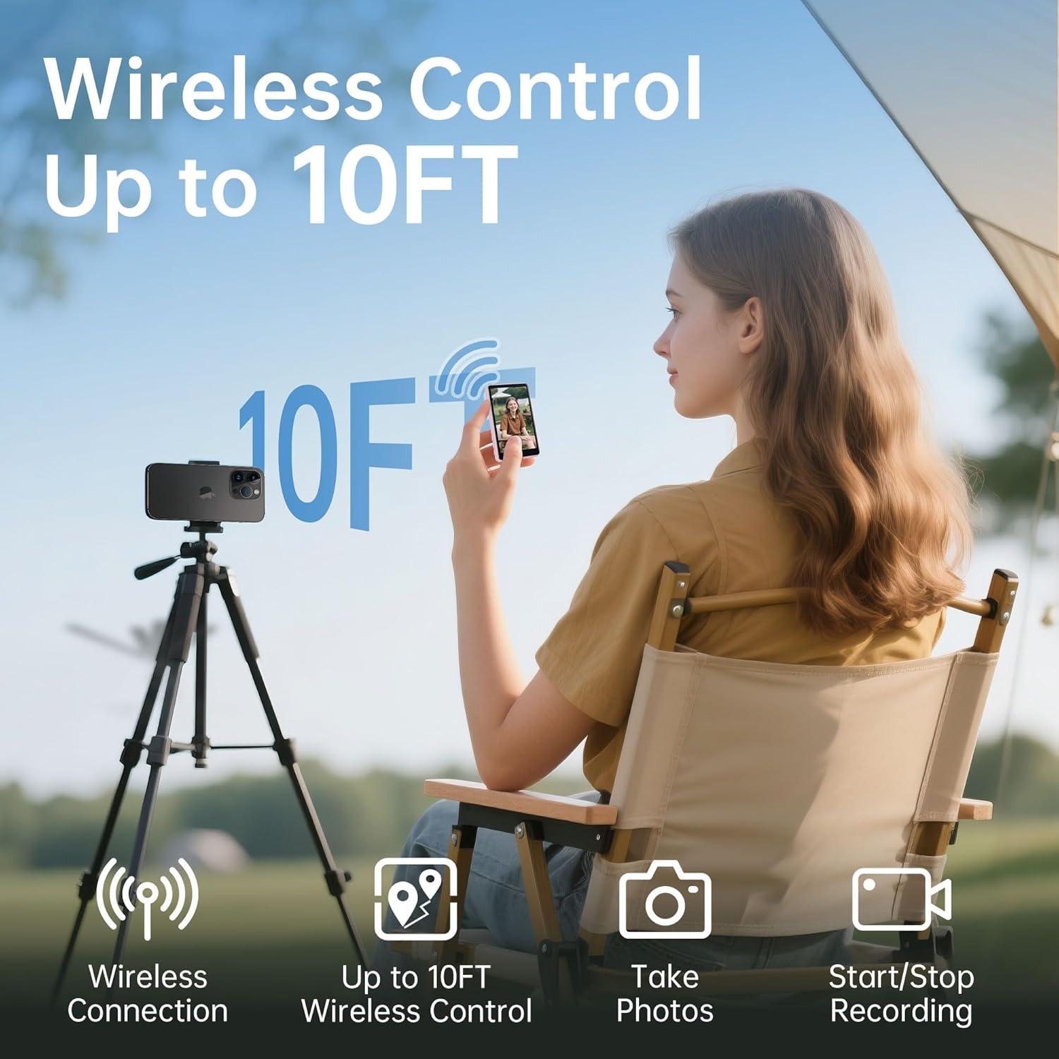 Pantalla Selfie LuliLi para iPhone y Android 4K, Rosa