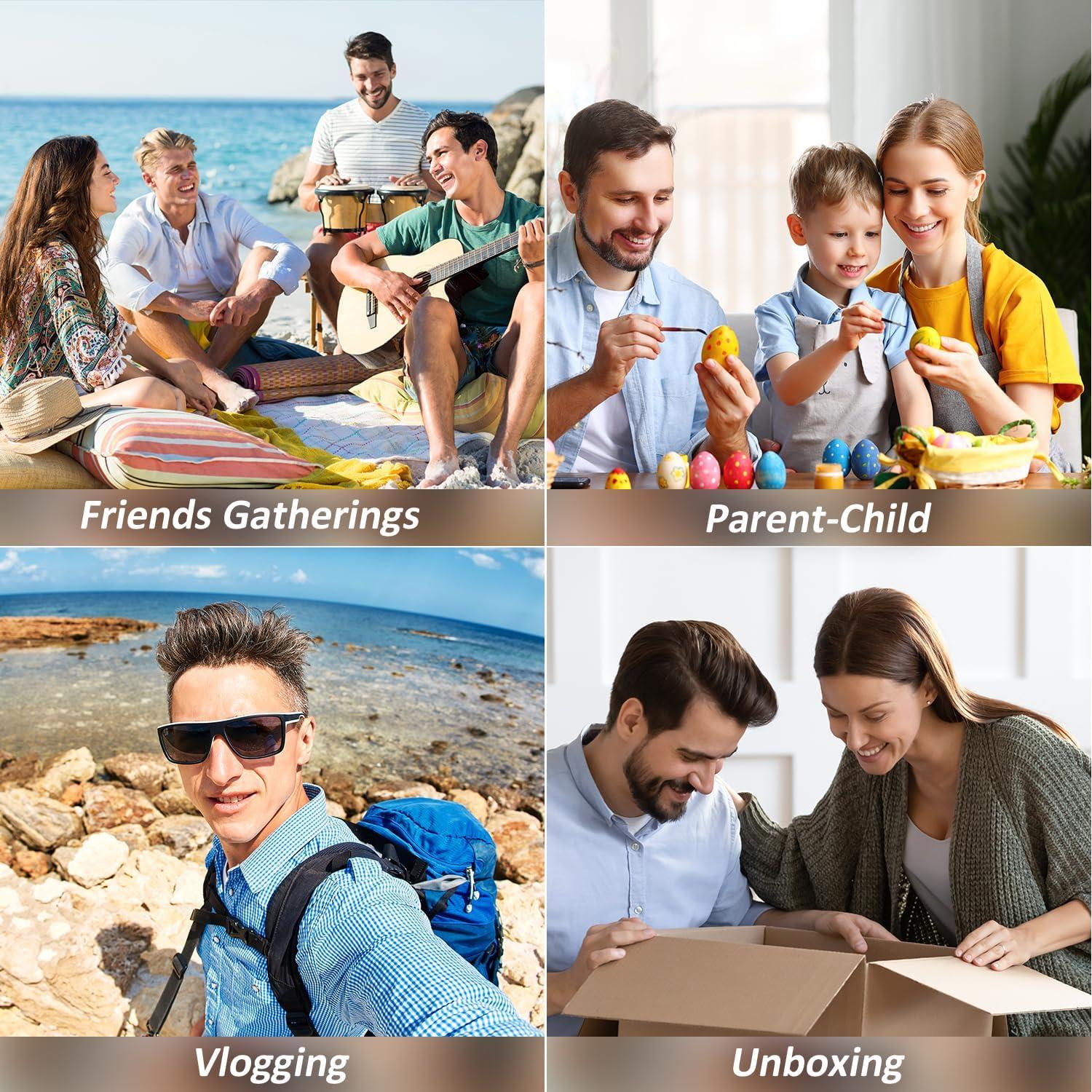 Cámara de Video 8K MURAUX HDV01, 48MP, WiFi, Pantalla Táctil