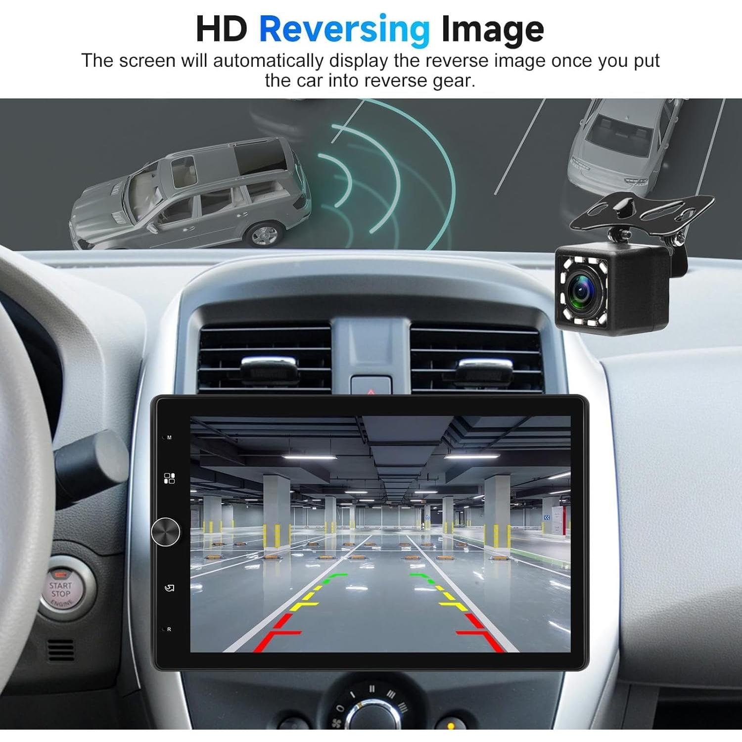 Estéreo de Coche Podofo 10.4" CarPlay Inalámbrico y Android Auto